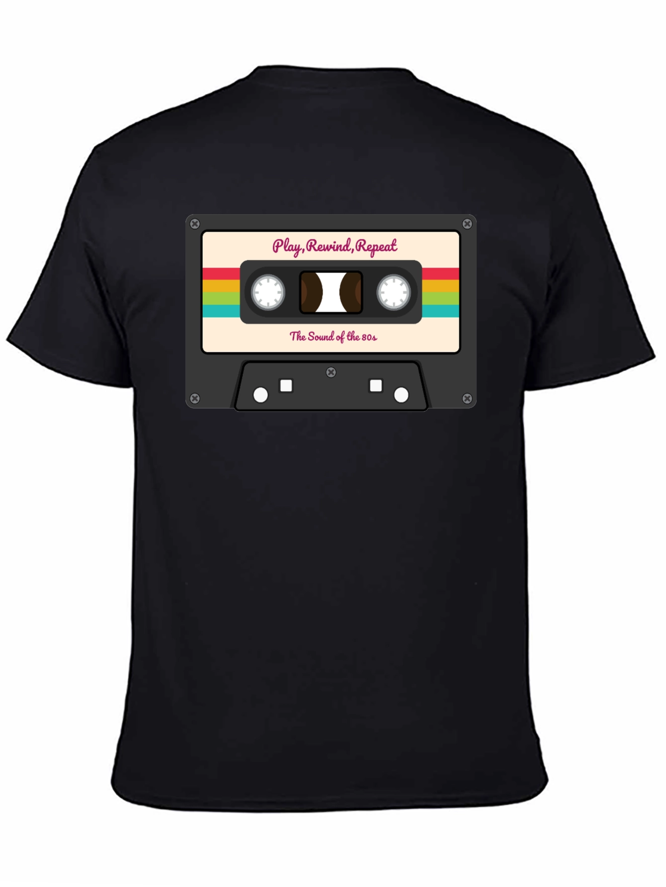 Retro Cassette Tape T-Shirt - 80s Music Lover Tee