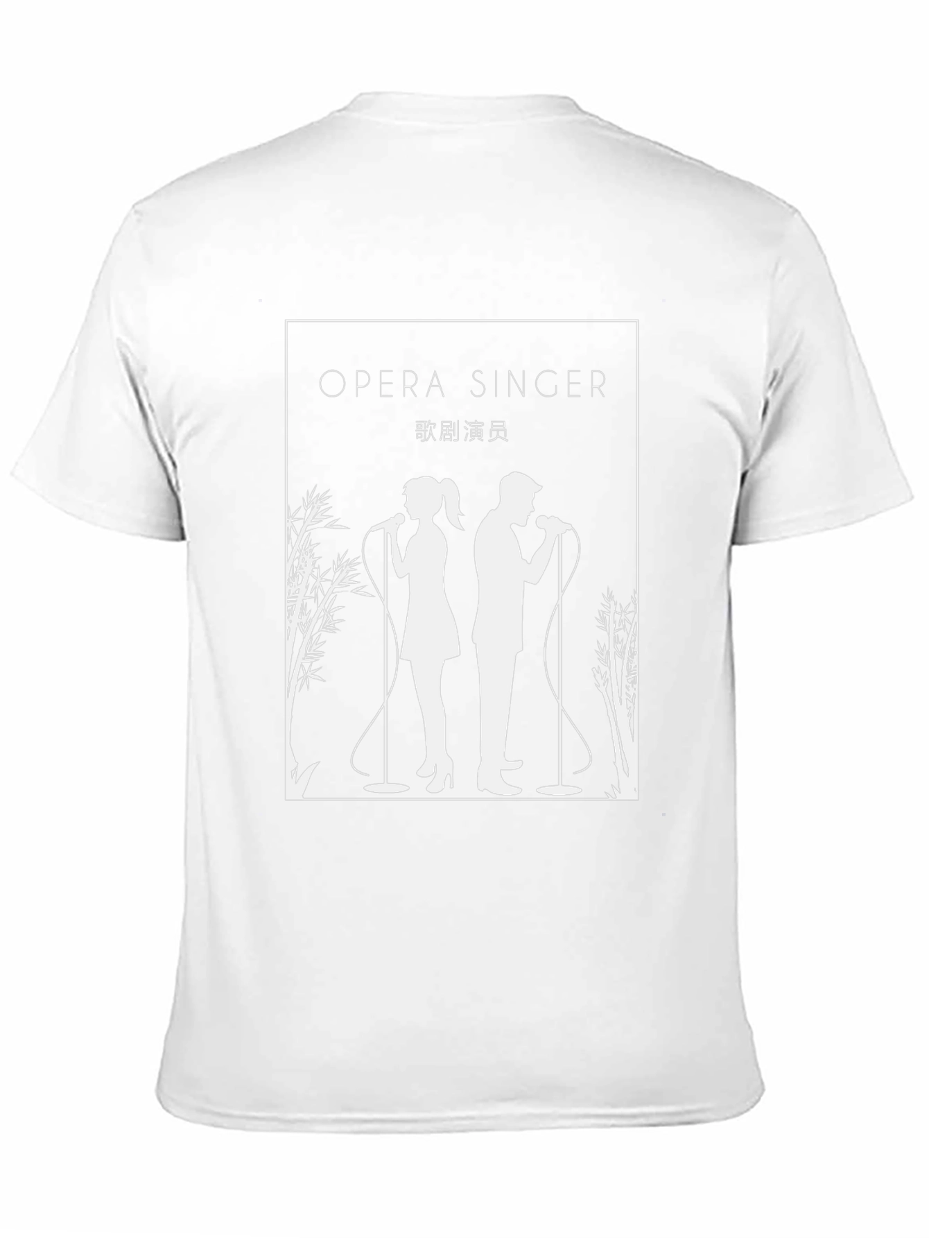 Opera Singer Graphic Tee - Unisex Black T-Shirt
