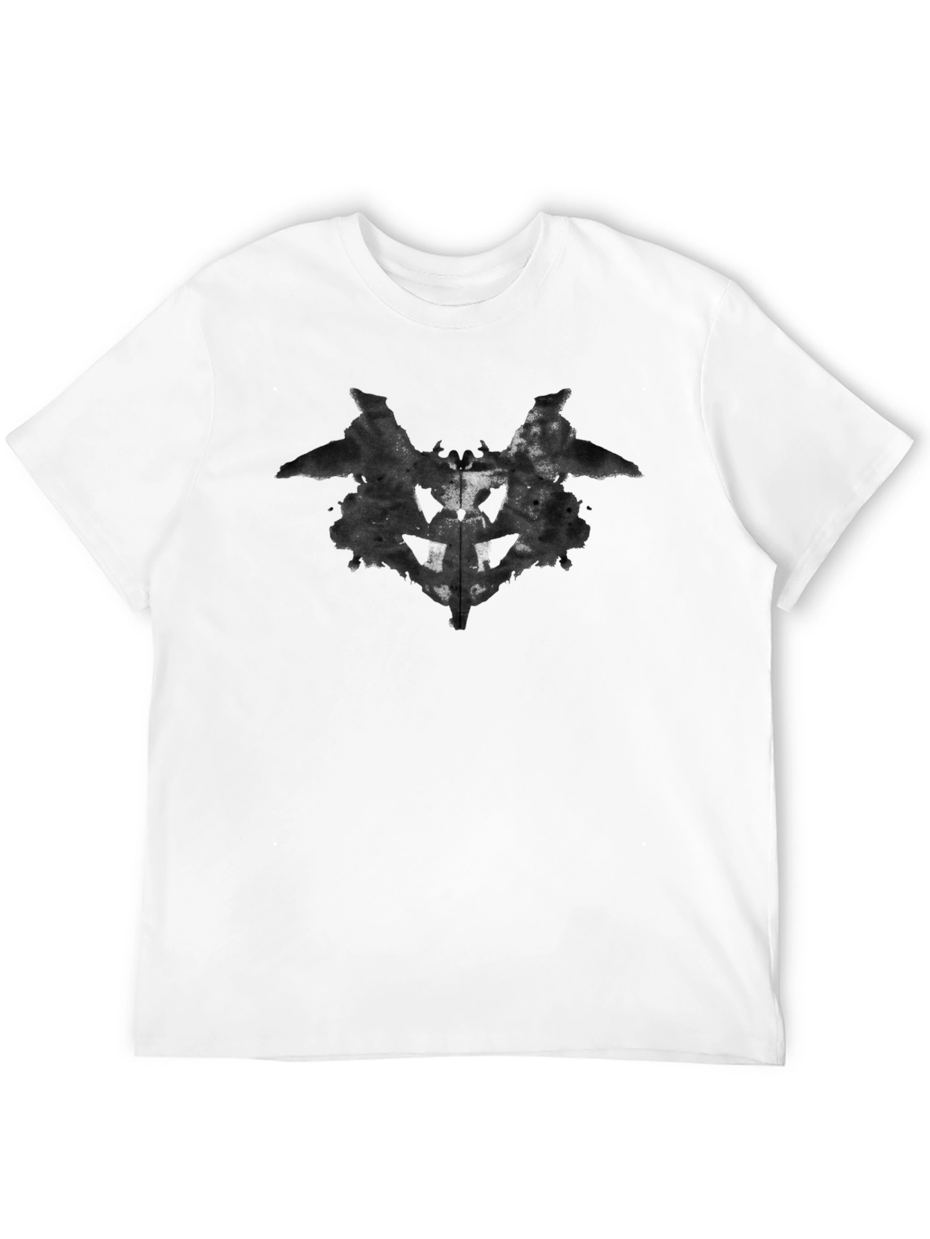 Rorschach Inkblot Graphic Tee - Black