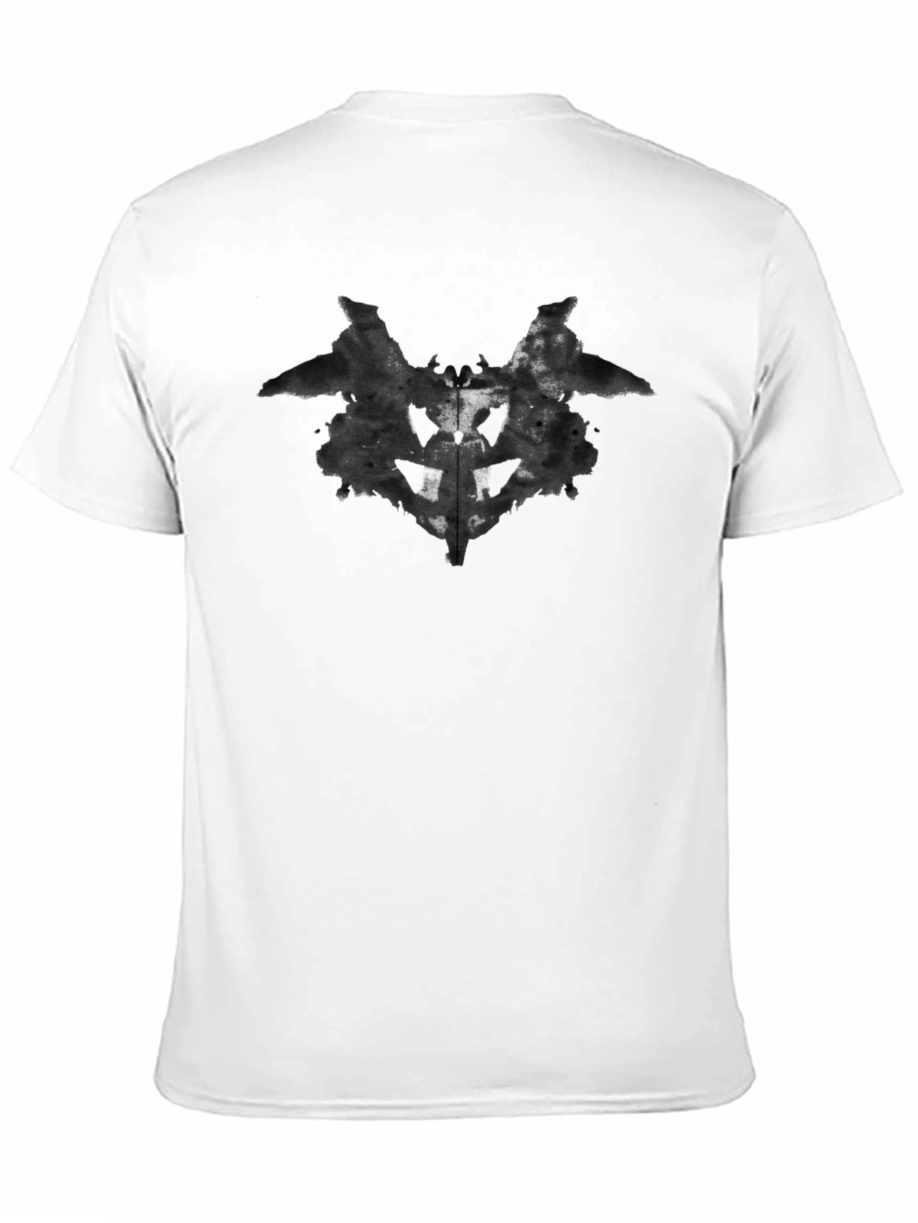 Rorschach Inkblot Graphic Tee - Black