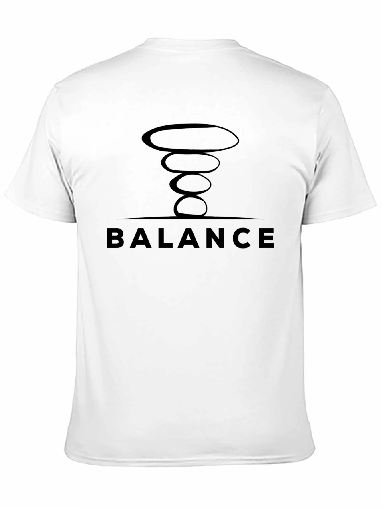 Balance Stacked Stone Graphic Tee - Mens