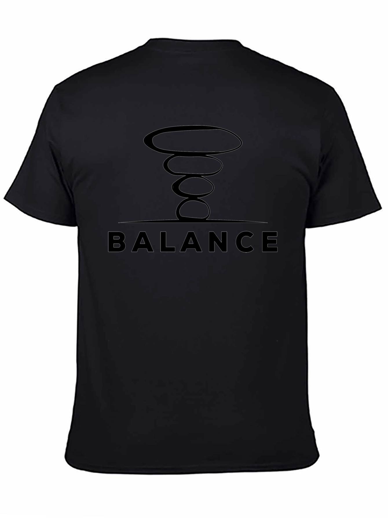Balance Stacked Stone Graphic Tee - Mens