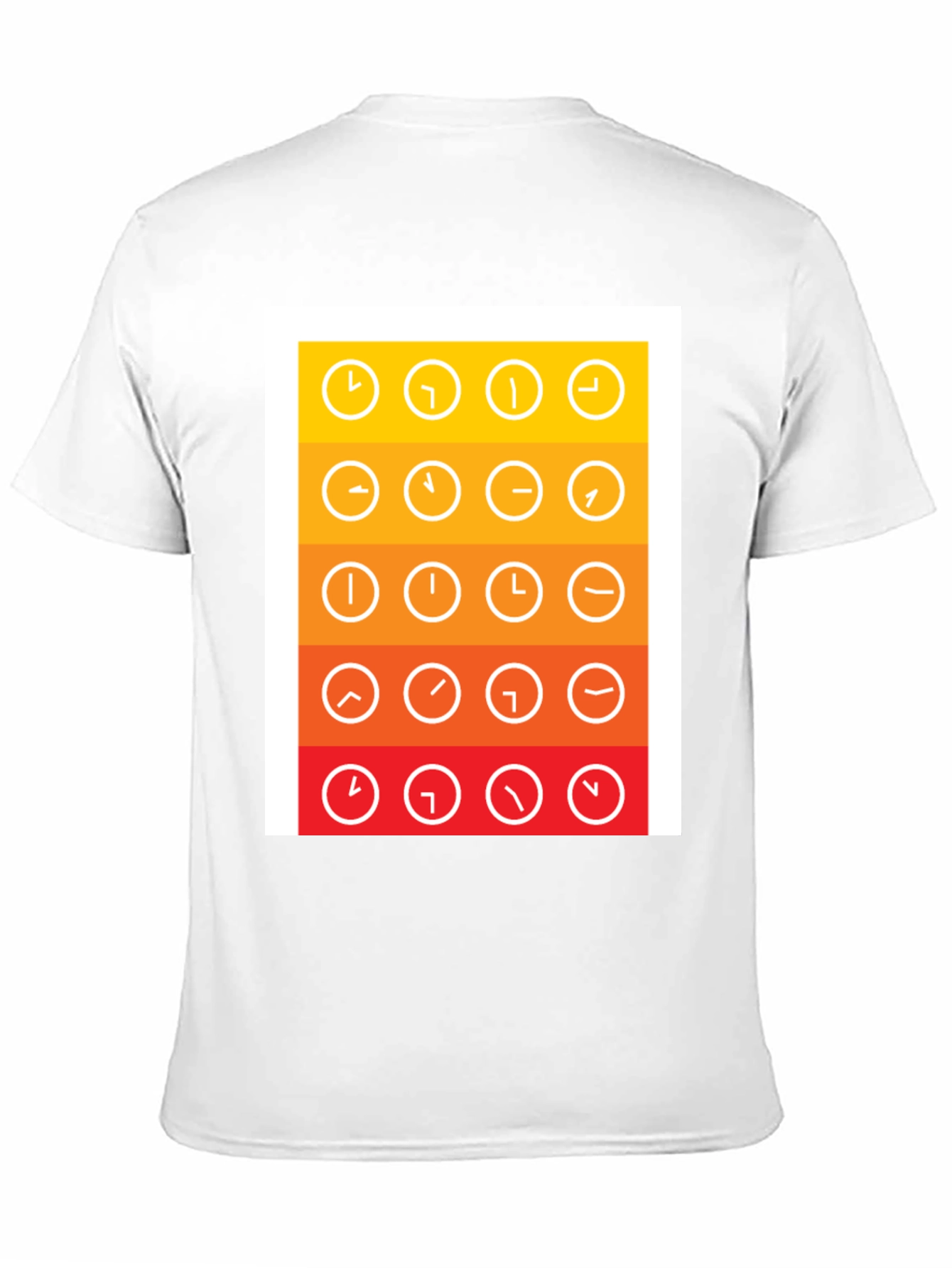 Clock Arrow Graphic Tee - Stylish Time Design