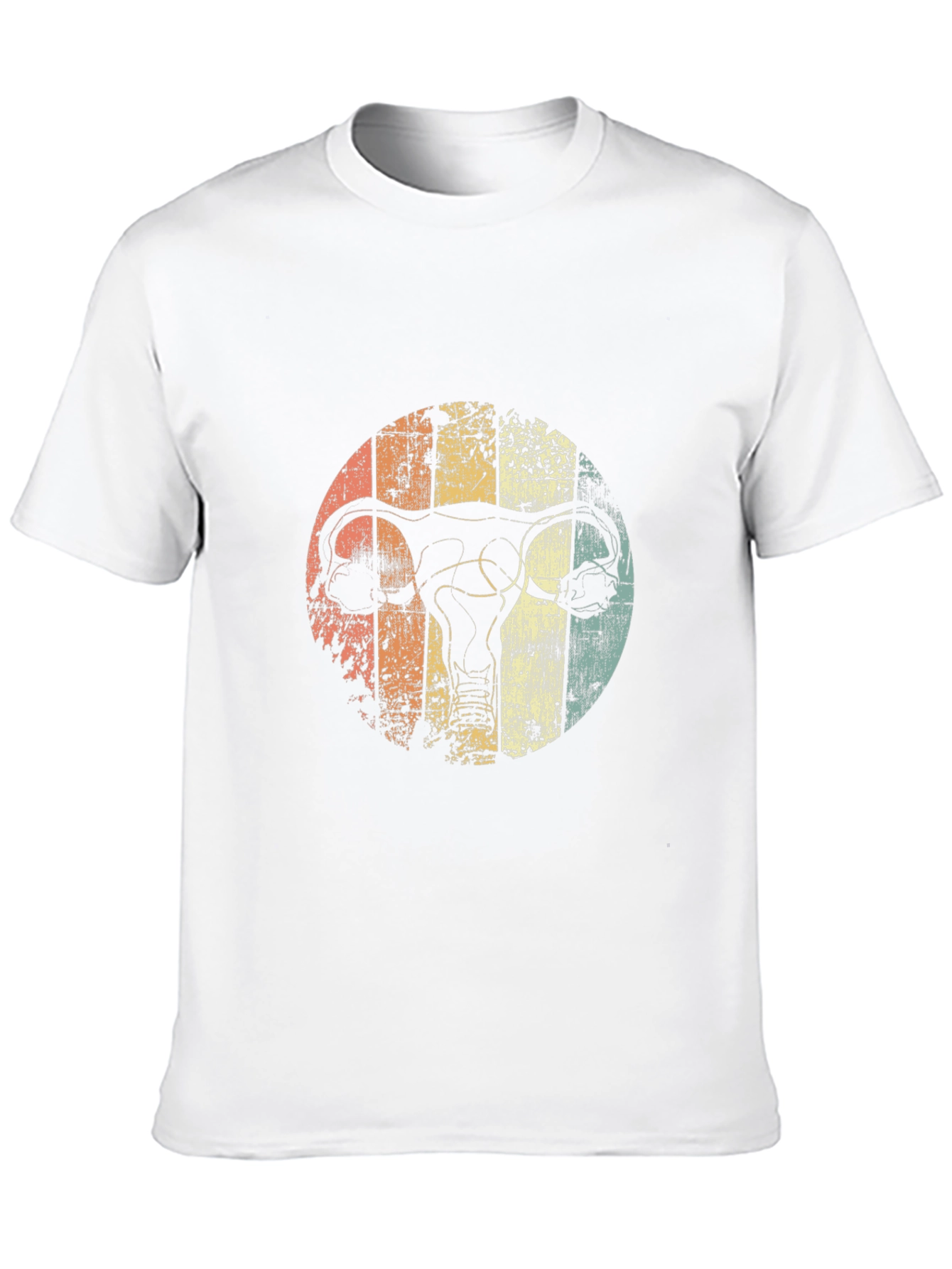 Retro Uterus Graphic T-Shirt