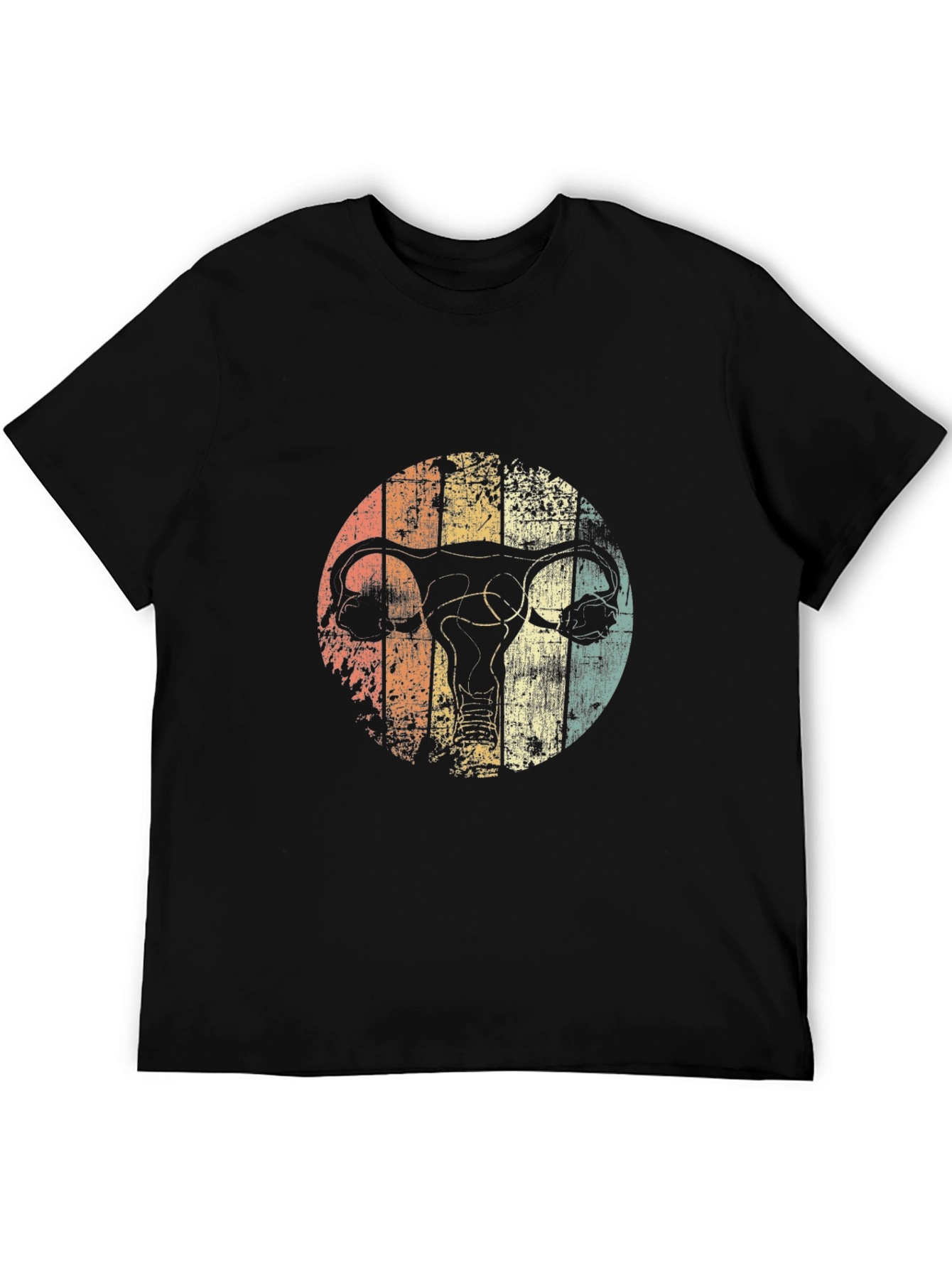 Retro Uterus Graphic T-Shirt