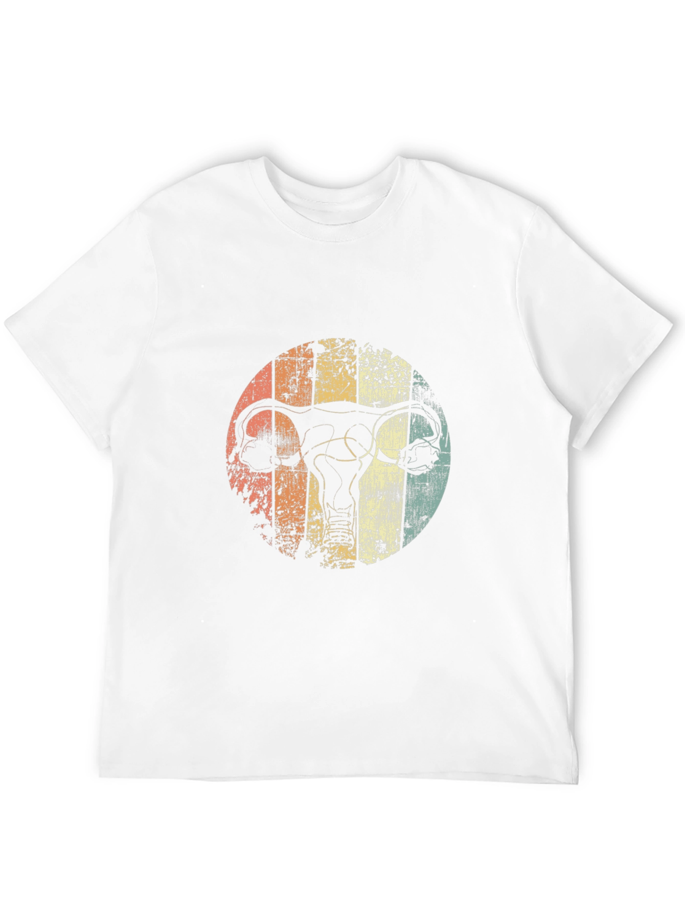 Retro Uterus Graphic T-Shirt