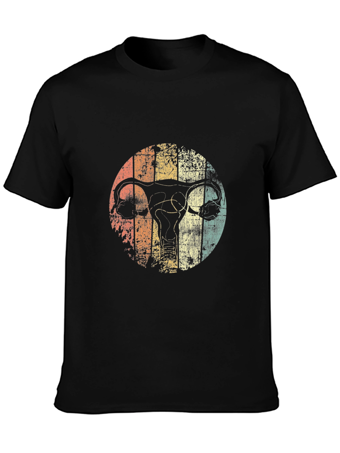 Retro Uterus Graphic T-Shirt