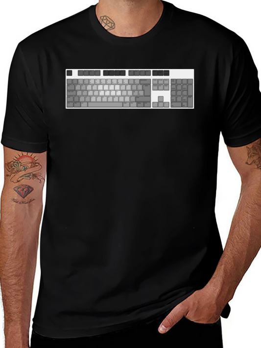 Keyboard T-Shirt - Geeky Tech Style