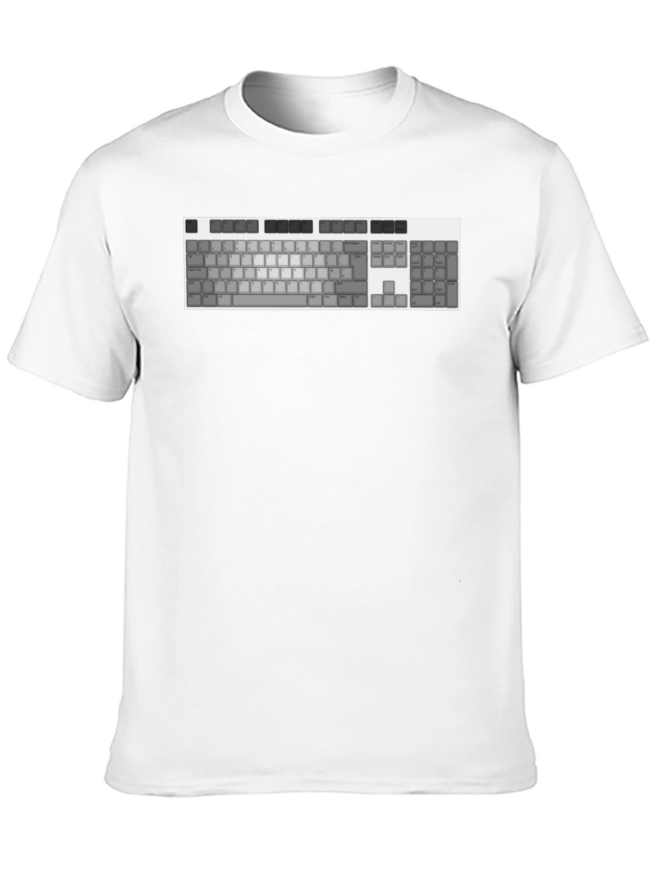 Keyboard T-Shirt - Geeky Tech Style
