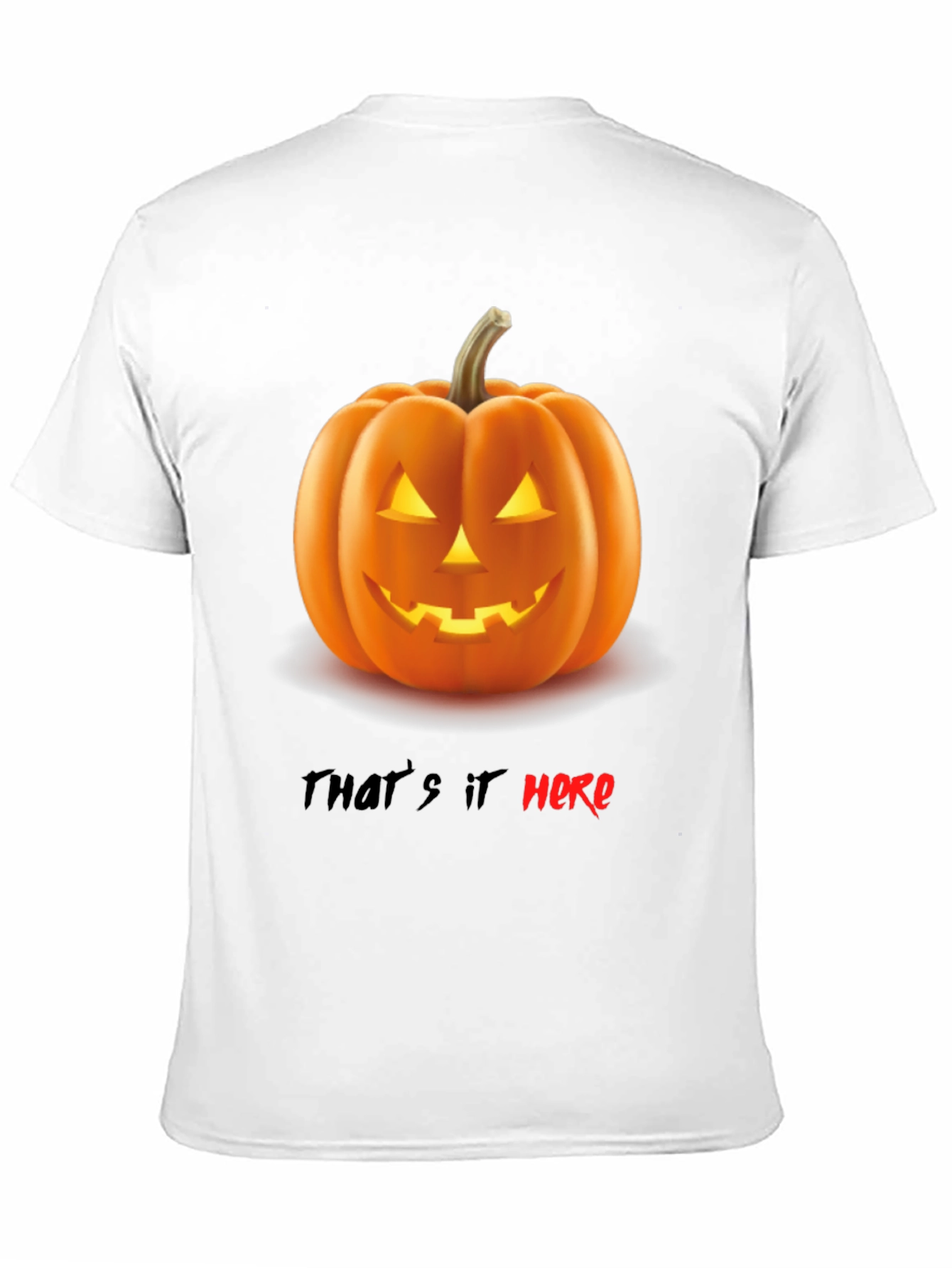 Halloween Pumpkin Graphic Tee - Spooky Season Shirt