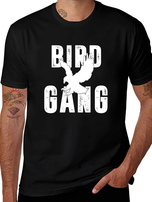 Bird Gang Graphic Tee - Cool Casual Cotton T-Shirt