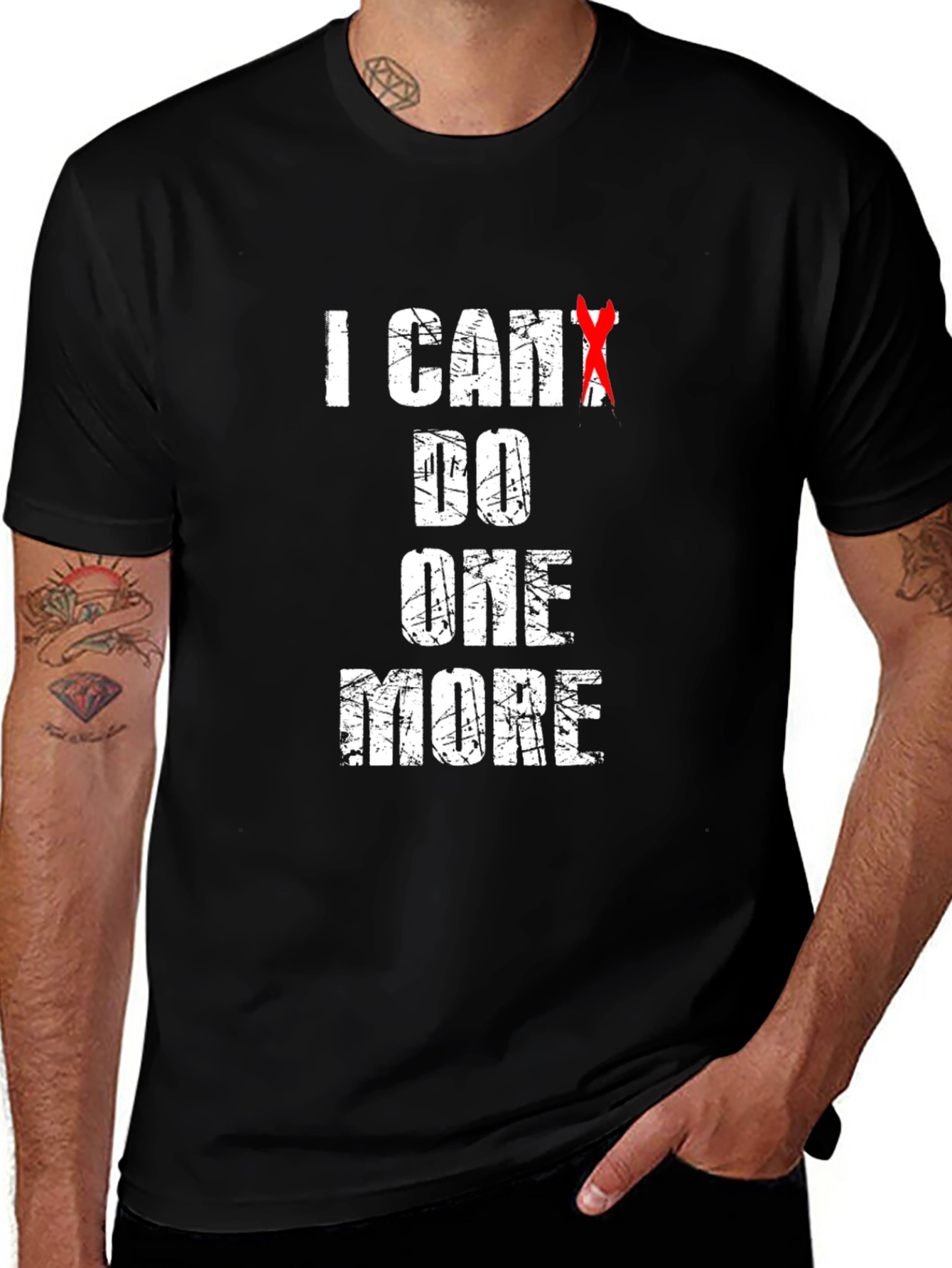 Motivational Graphic Tee: I Can Do One More