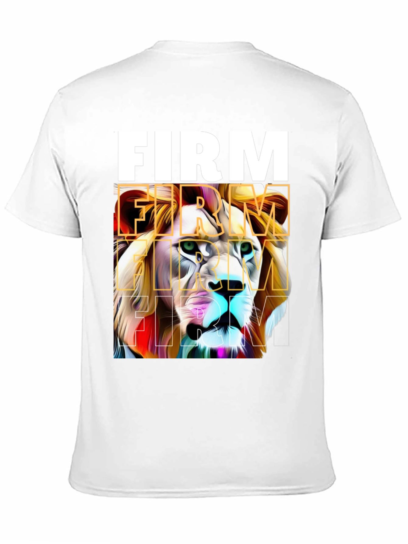 FIRM Lion Graphic Tee - Bold Streetwear