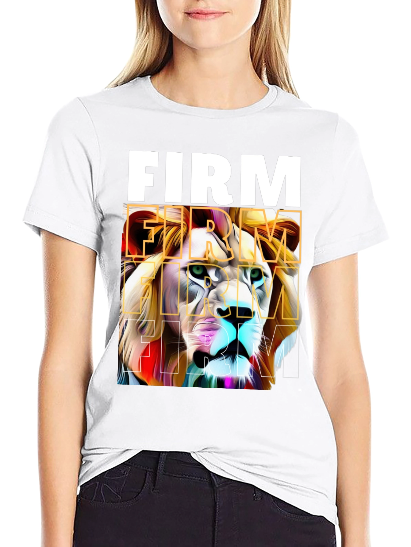 FIRM Lion Graphic Tee - Bold Streetwear