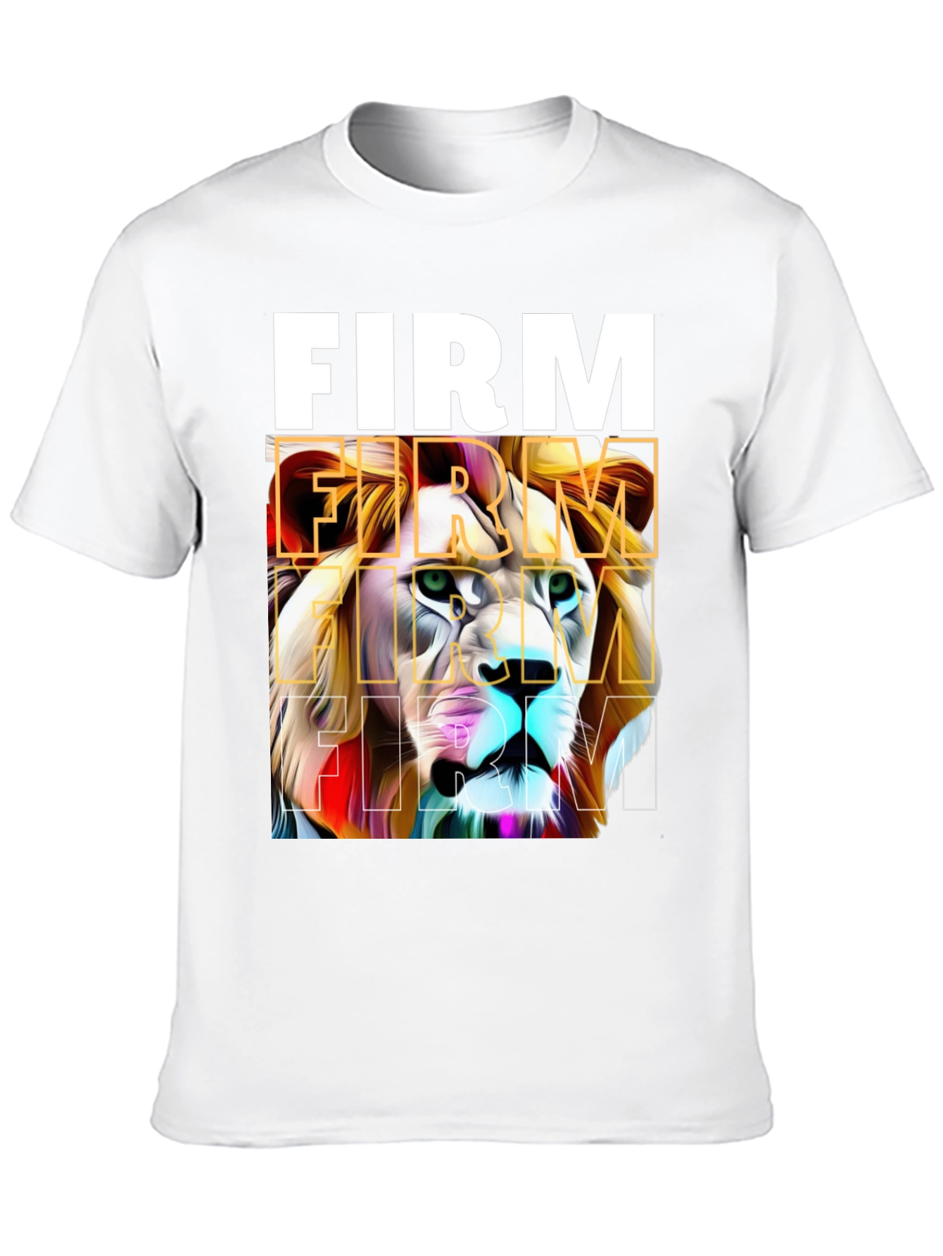 FIRM Lion Graphic Tee - Bold Streetwear