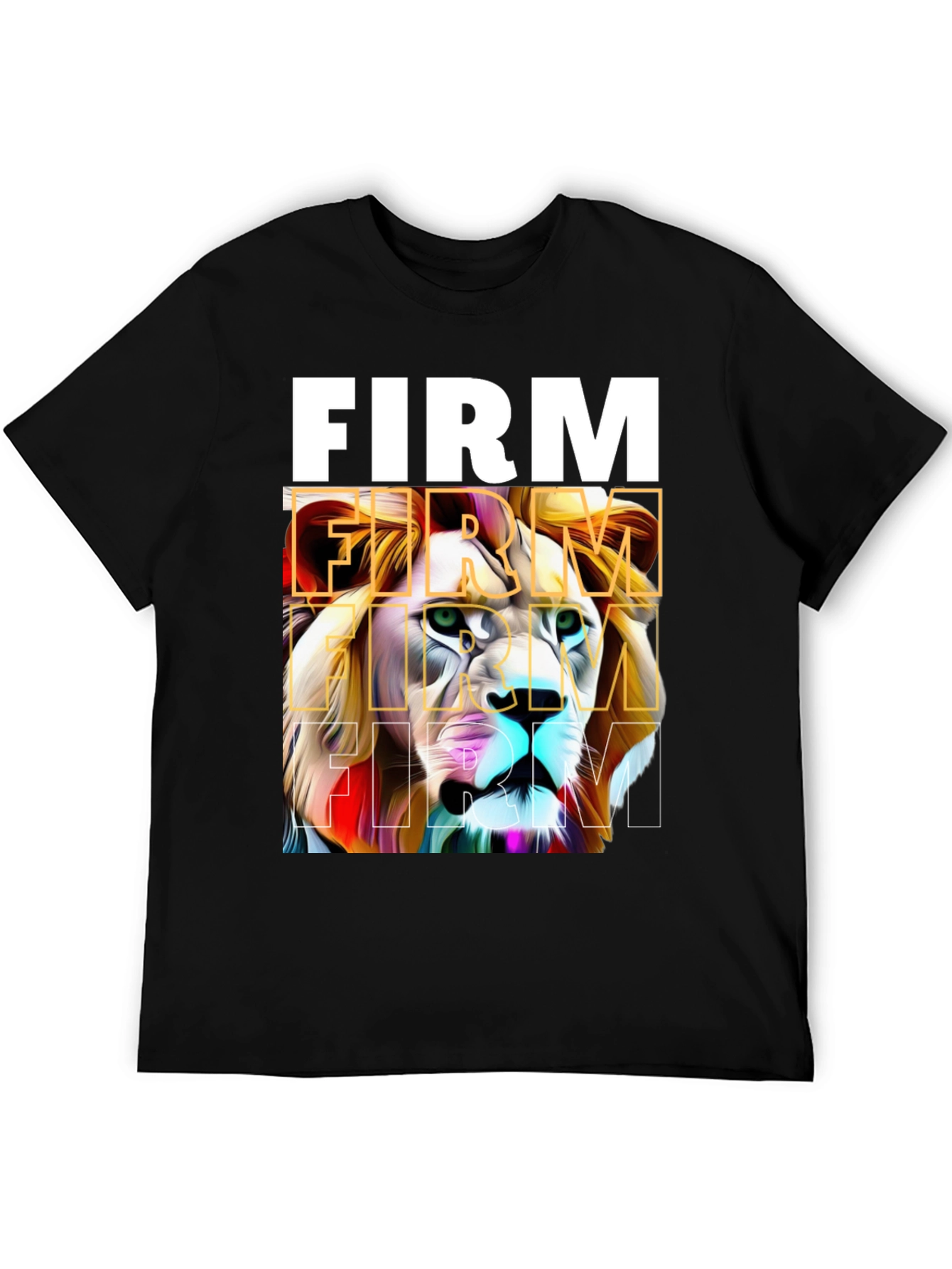 FIRM Lion Graphic Tee - Bold Streetwear