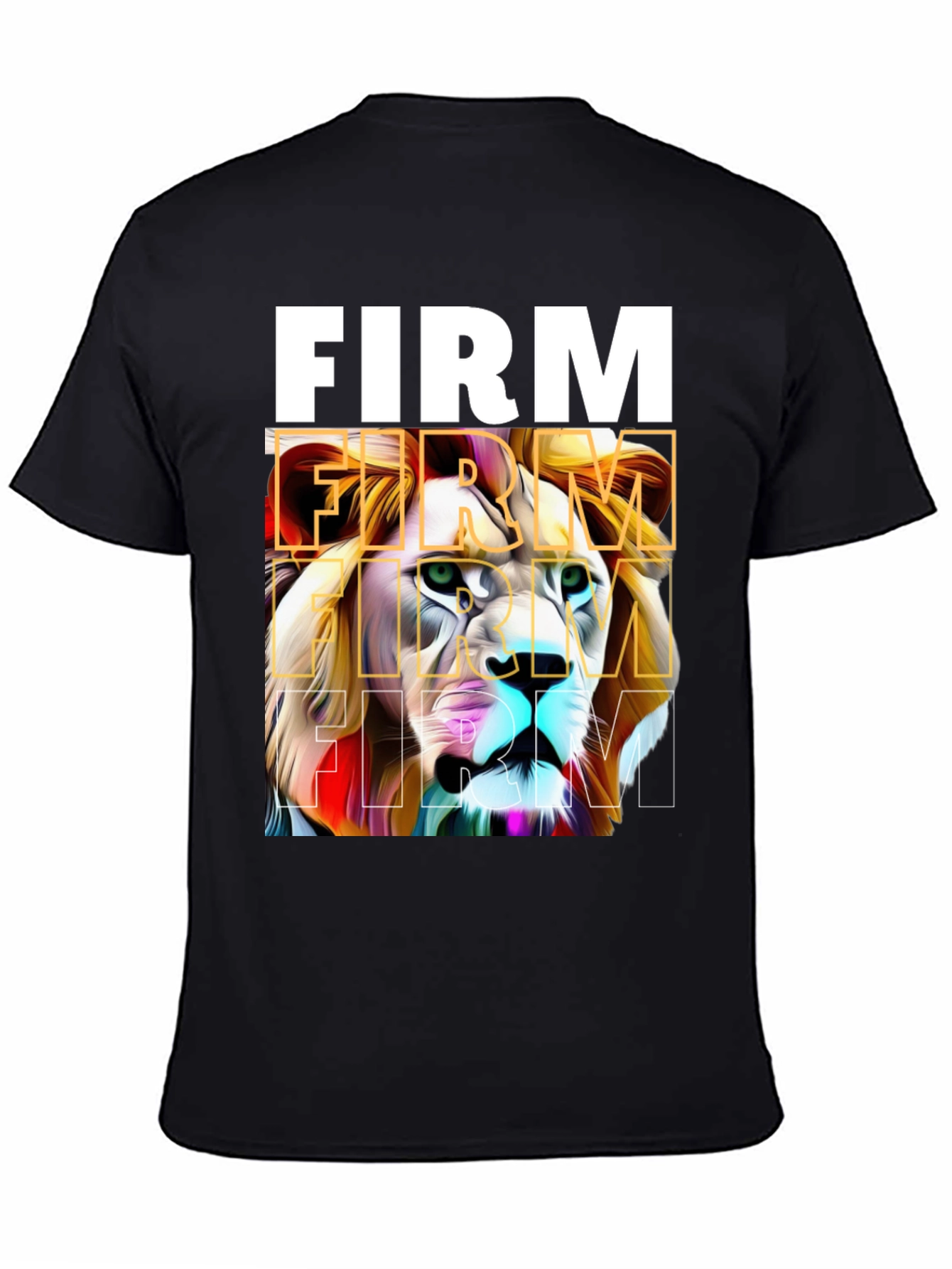 FIRM Lion Graphic Tee - Bold Streetwear
