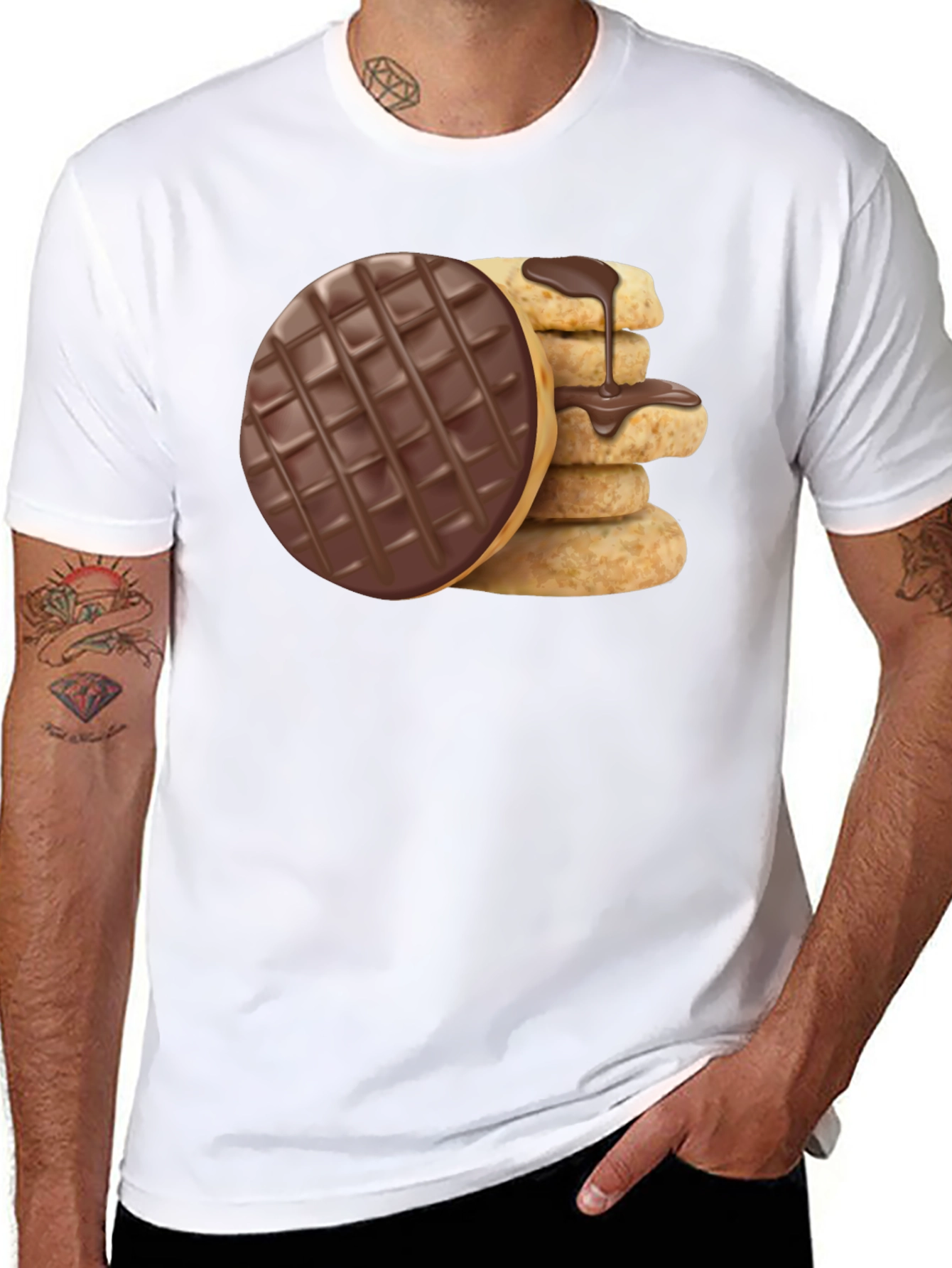 Chocolate Cookie Stack T-Shirt