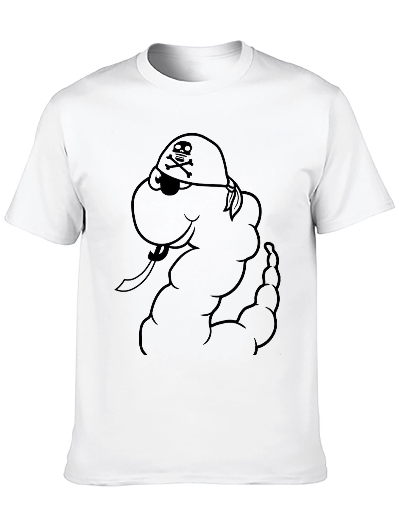 Pirate Cloud Graphic Tee - Mens Black T-Shirt