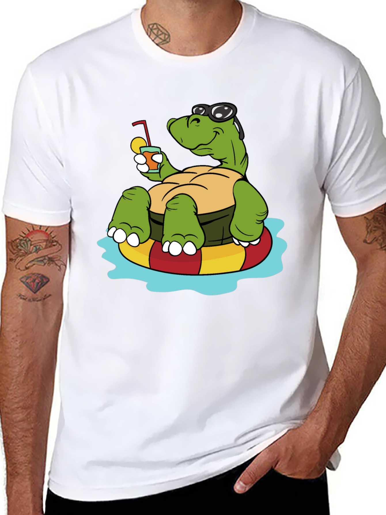 Relaxing Turtle Graphic Tee