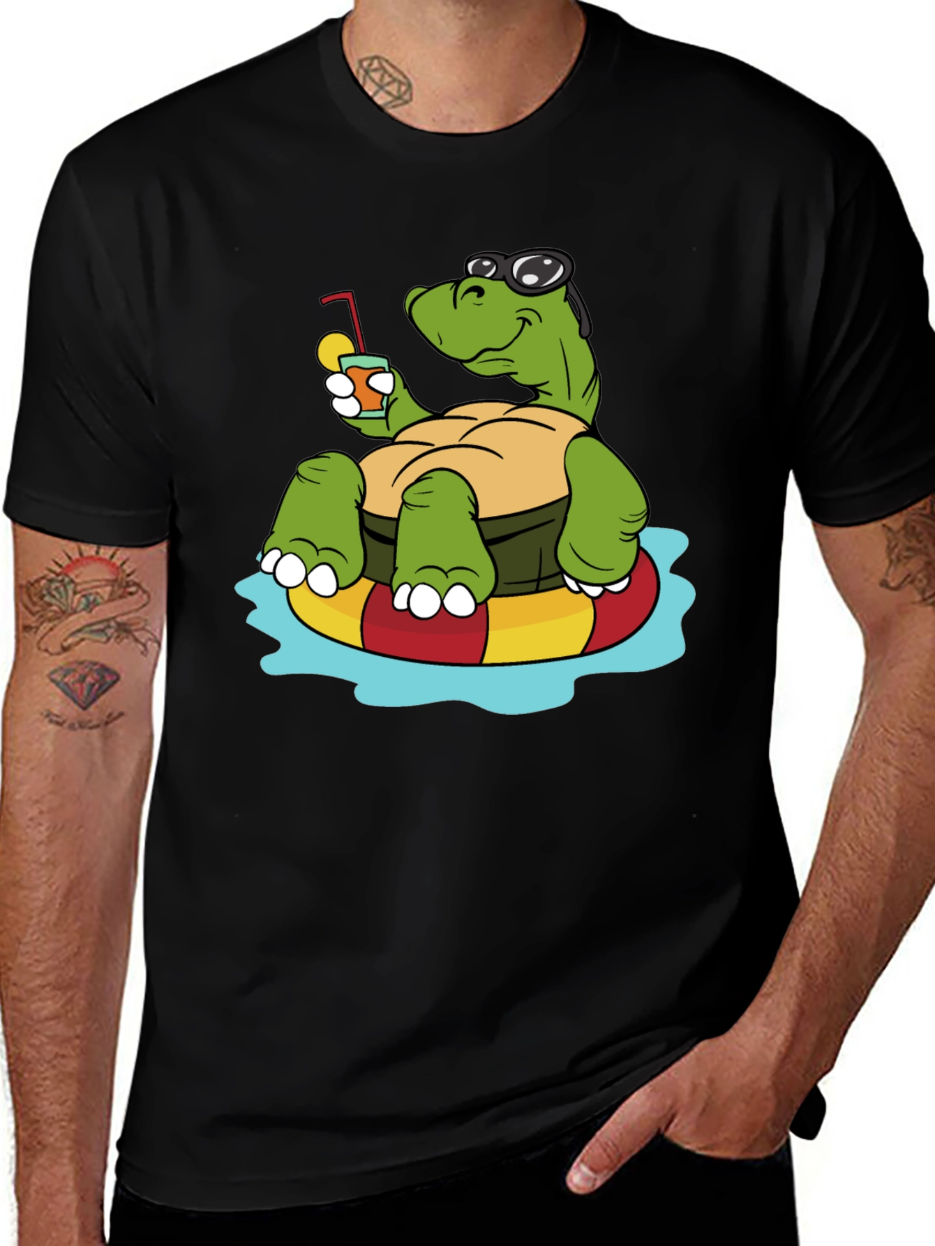 Relaxing Turtle Graphic Tee