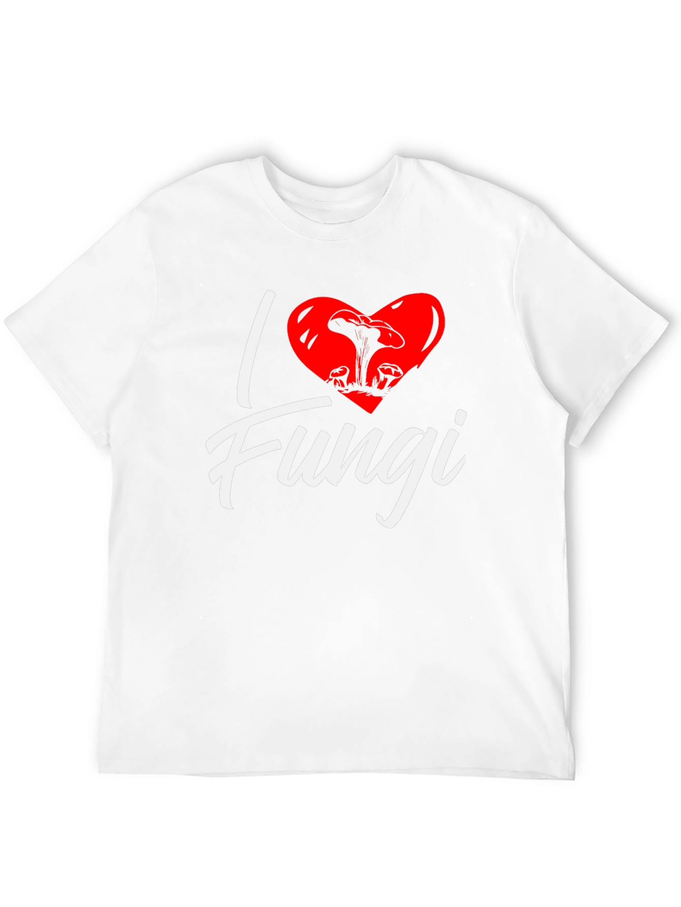 I Love Fungi T-Shirt - Mushroom Heart Graphic Tee