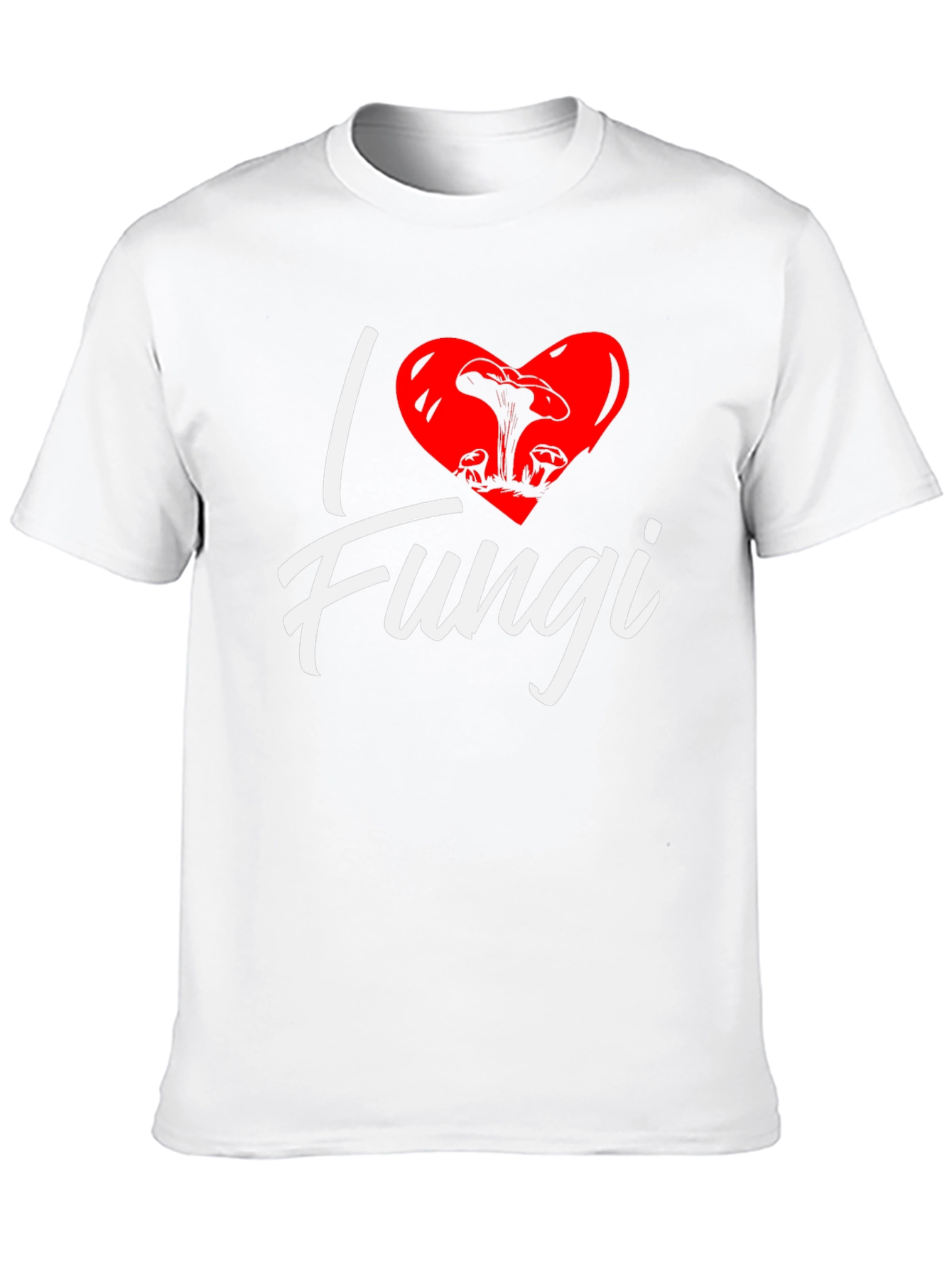 I Love Fungi T-Shirt - Mushroom Heart Graphic Tee