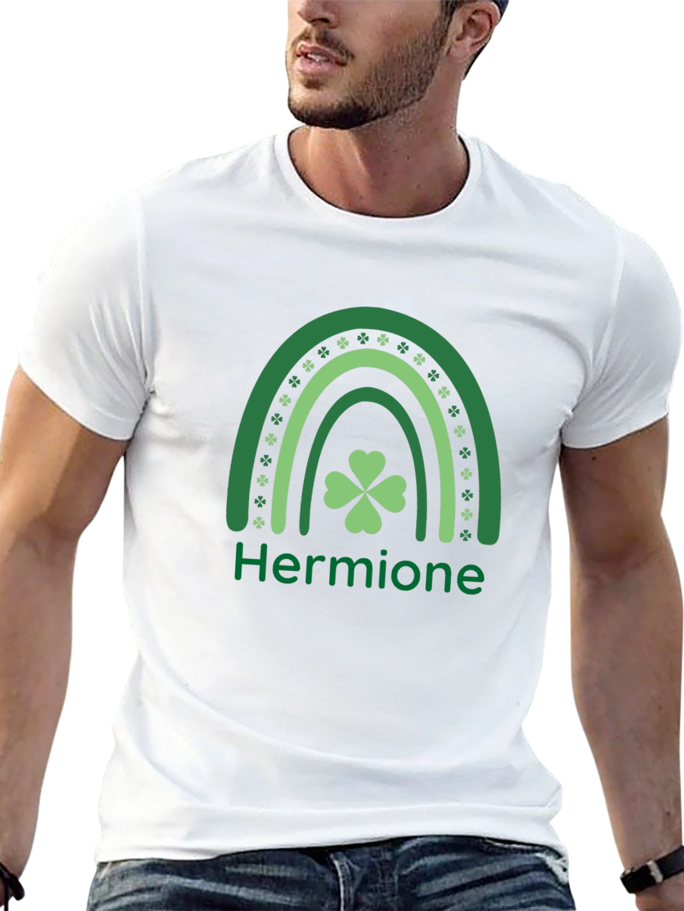 Hermione Shamrock Rainbow T-Shirt