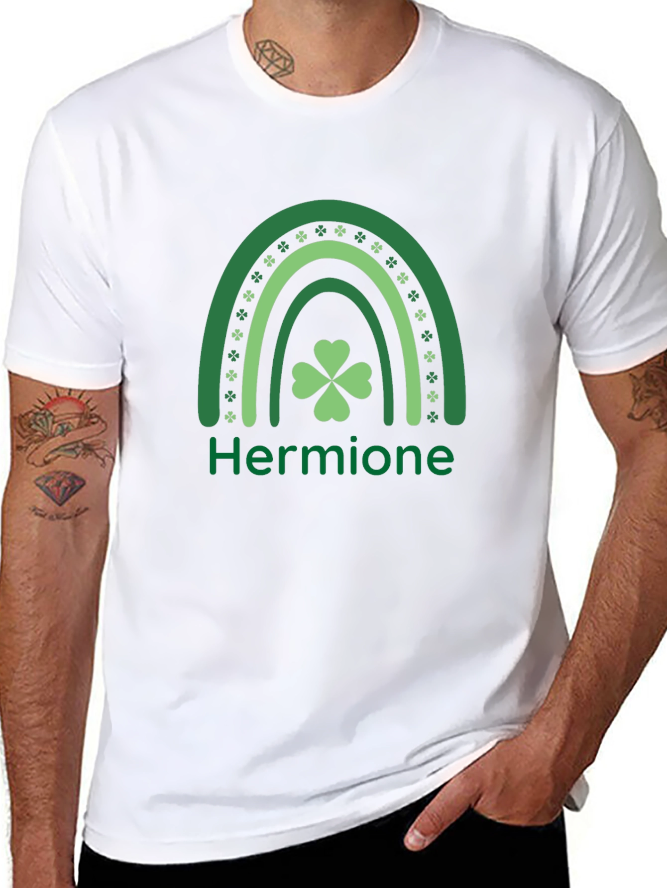 Hermione Shamrock Rainbow T-Shirt