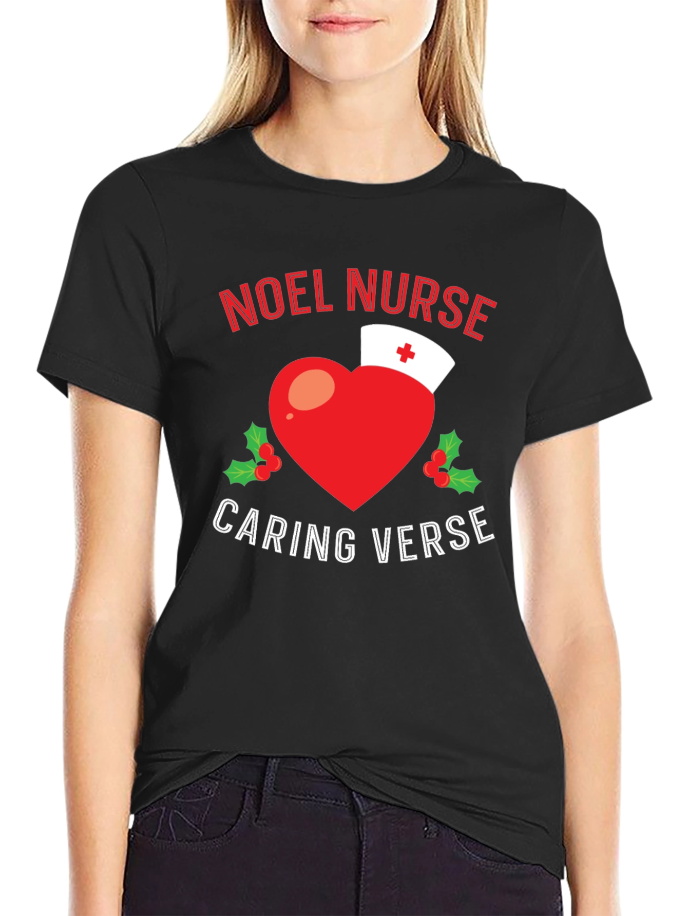 Noel Nurse Caring Verse Holiday T-Shirt