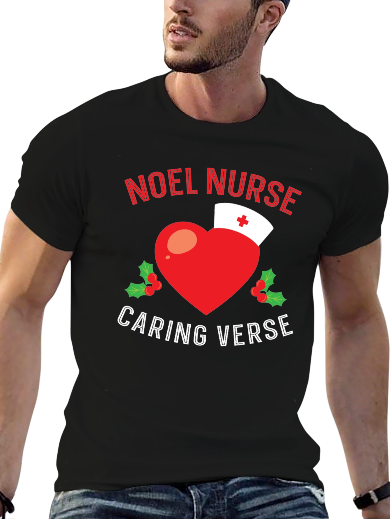 Noel Nurse Caring Verse Holiday T-Shirt