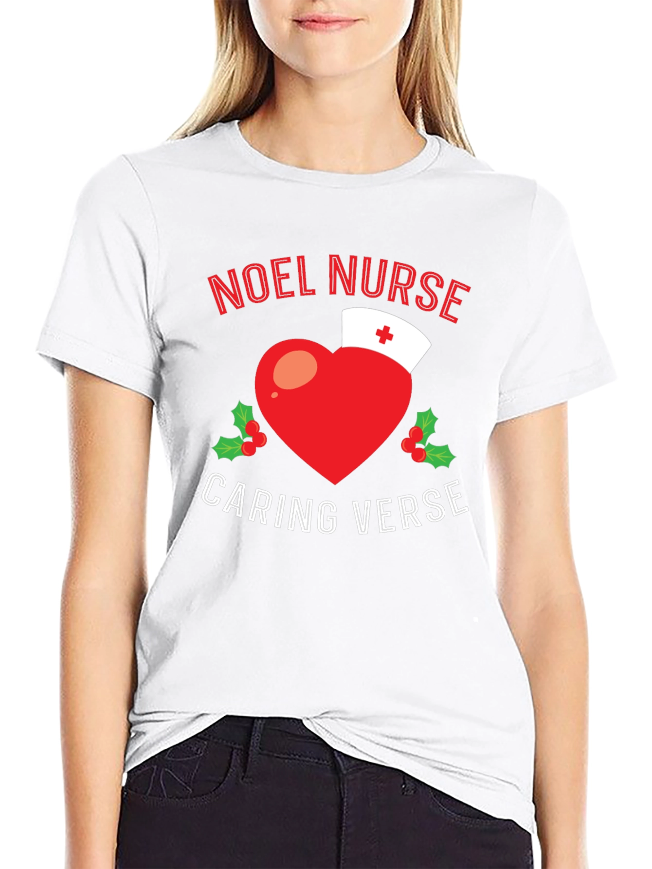 Noel Nurse Caring Verse Holiday T-Shirt