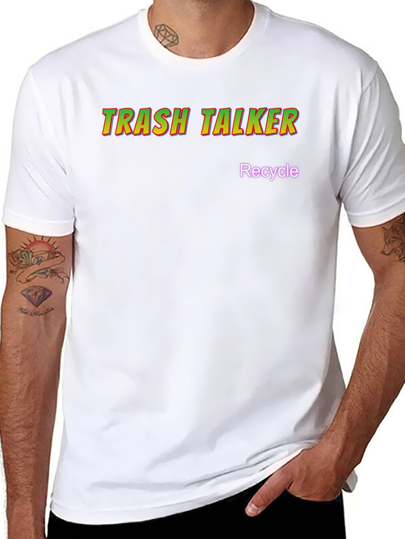 Trash Talker Recycle Graphic Tee