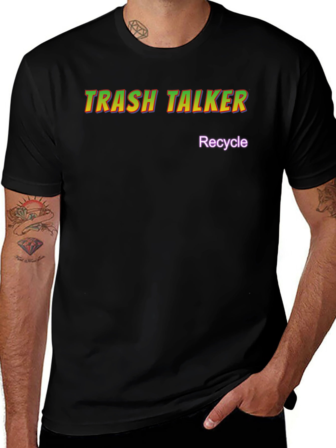 Trash Talker Recycle Graphic Tee
