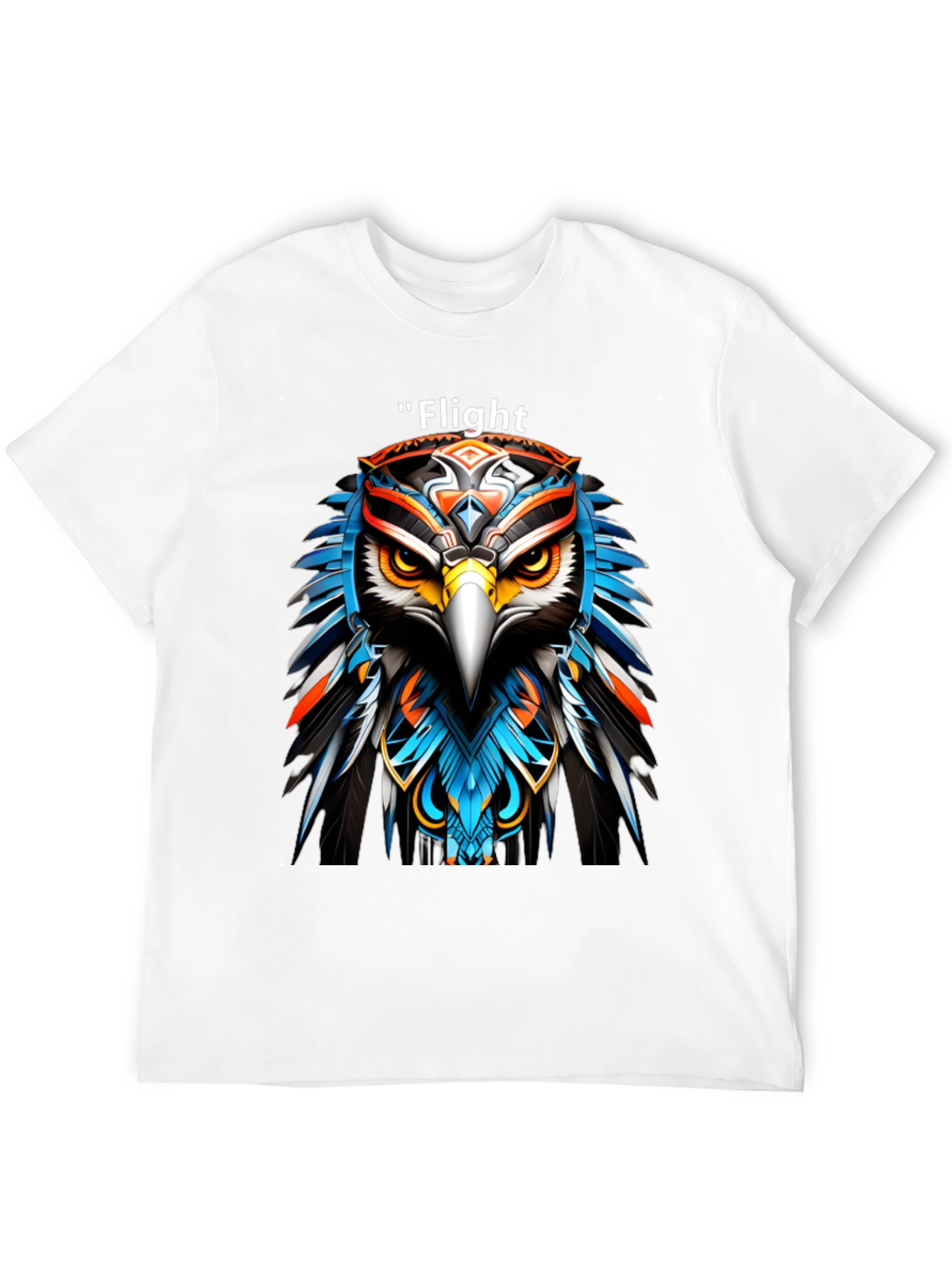 Flight Eagle Graphic Tee - Bold Artistic Design