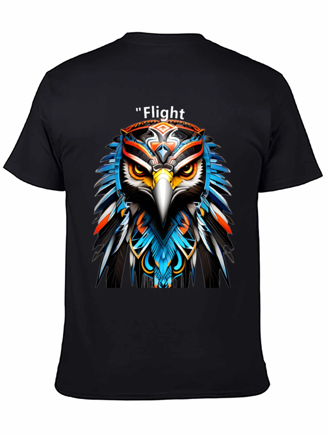 Flight Eagle Graphic Tee - Bold Artistic Design