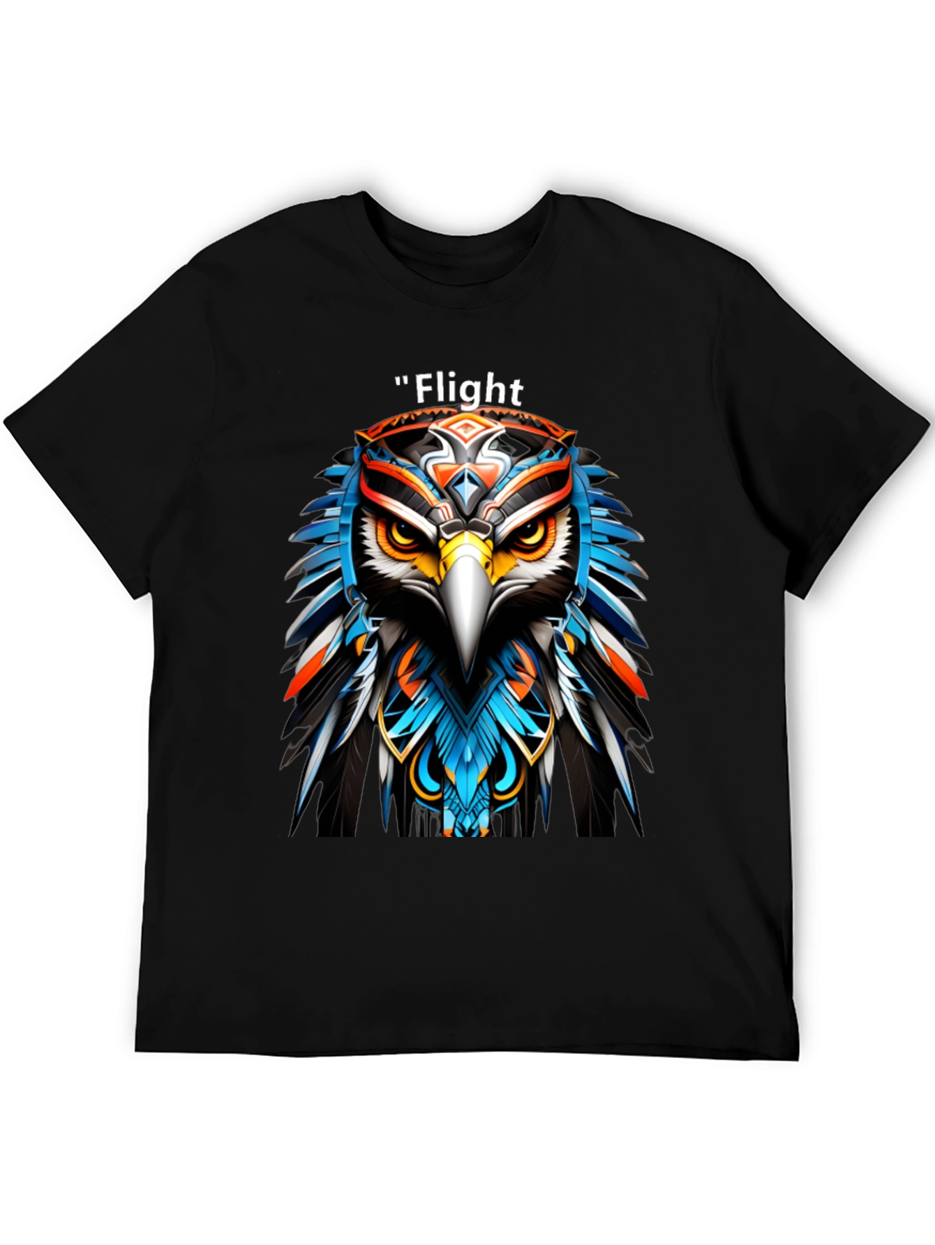 Flight Eagle Graphic Tee - Bold Artistic Design