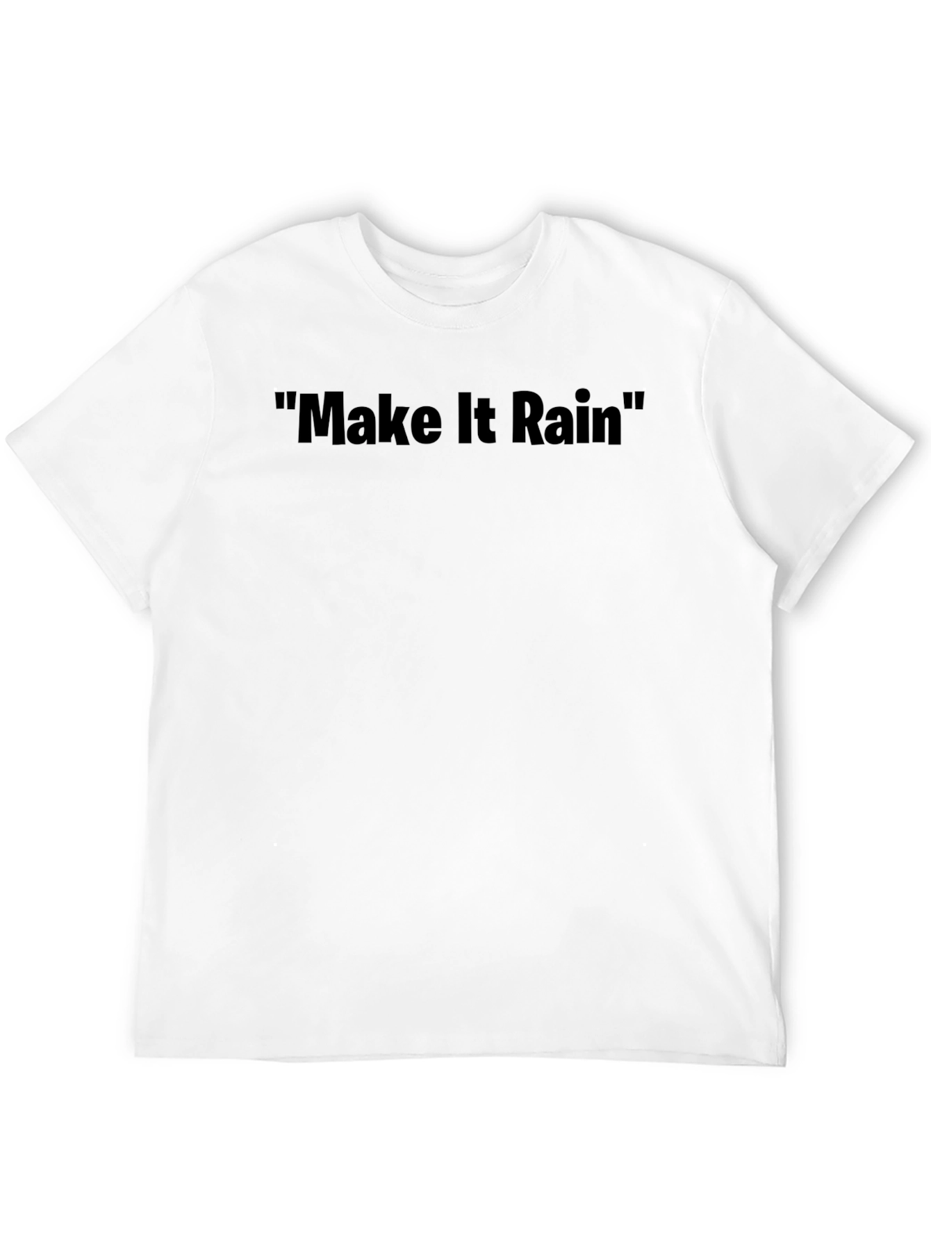 Make It Rain Black T-Shirt - Casual Menswear