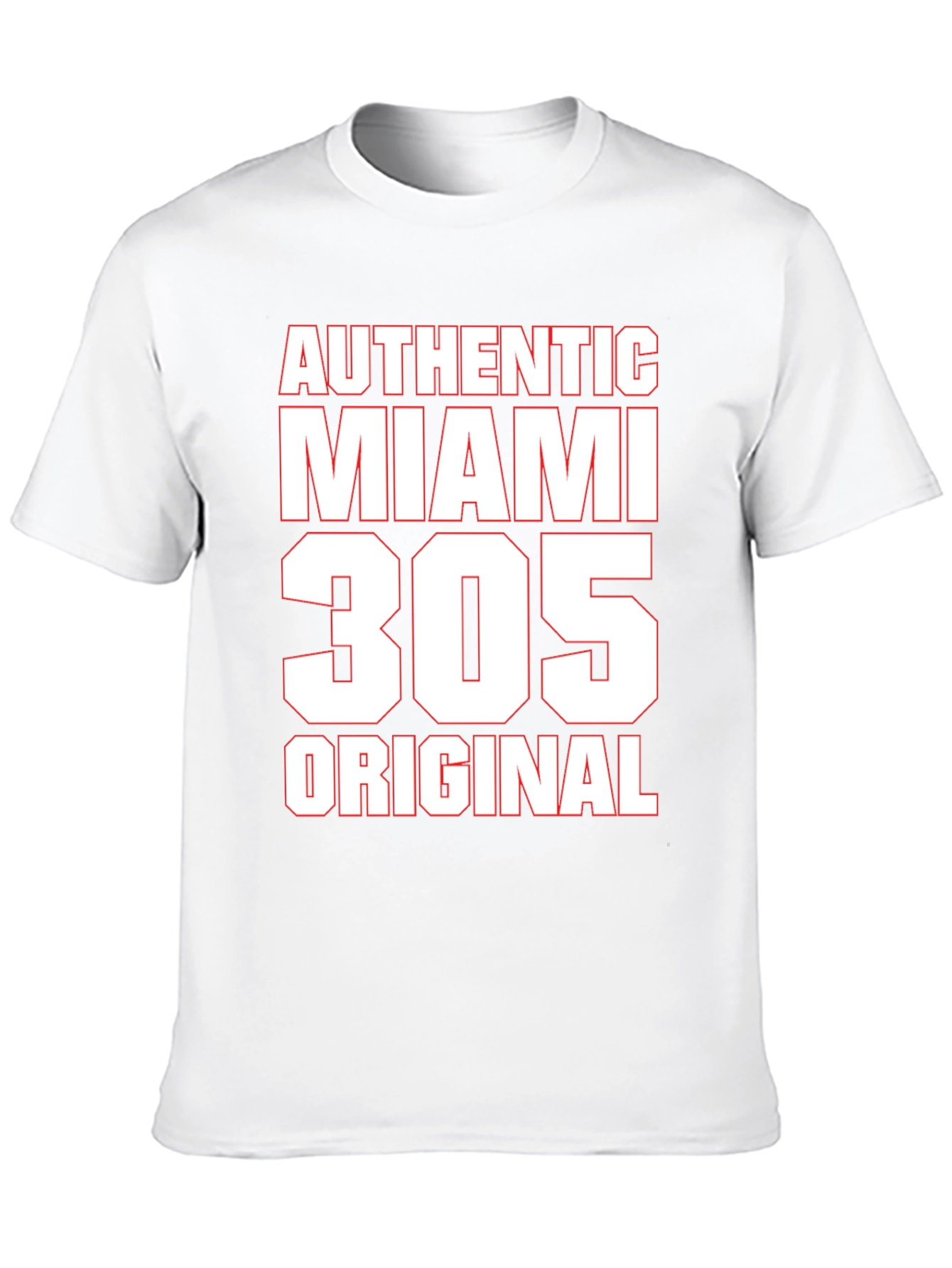 Authentic Miami 305 Original Black T-Shirt
