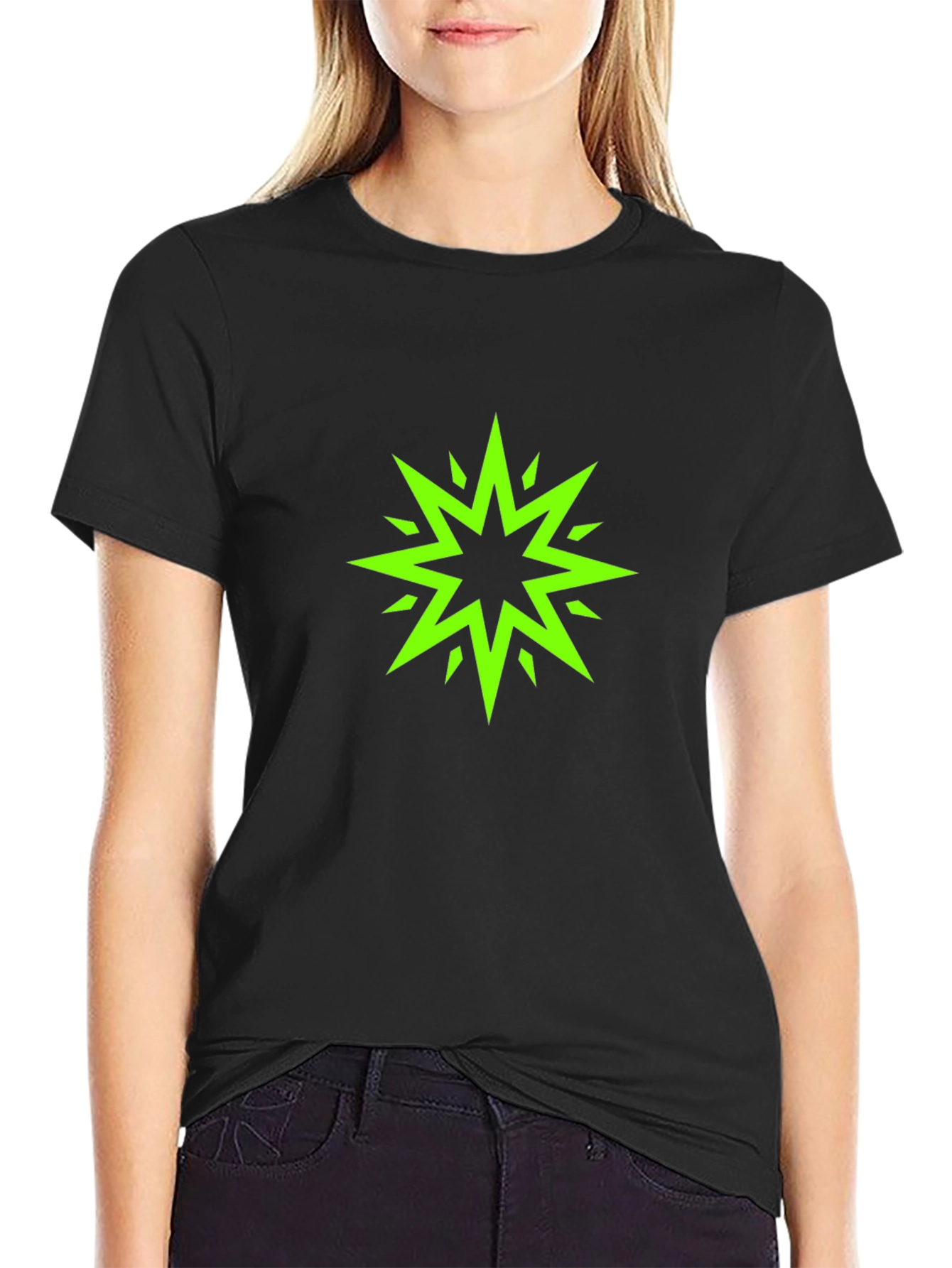 Starburst Graphic Black T-Shirt