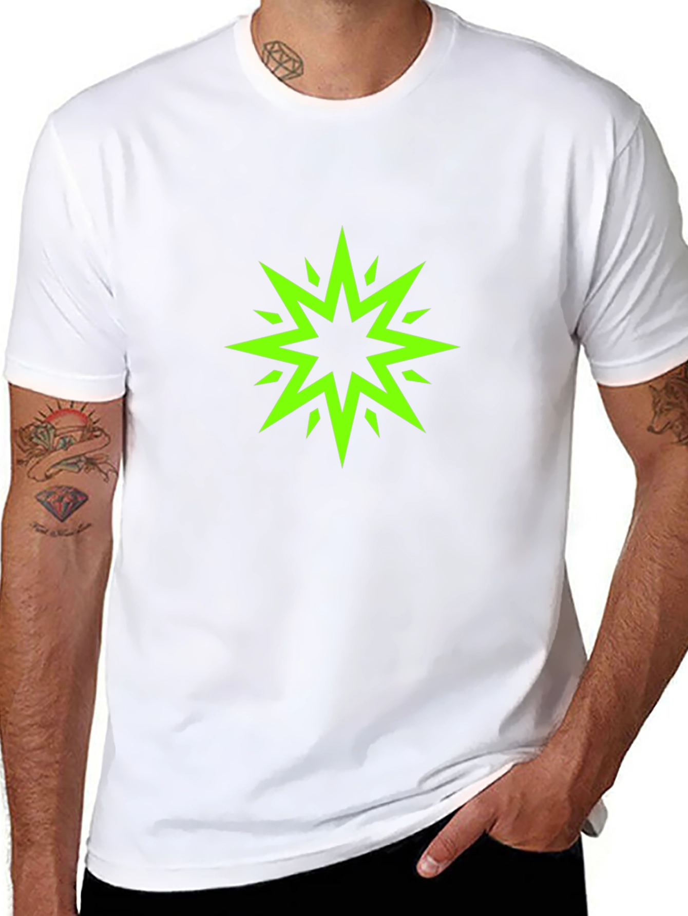 Starburst Graphic Black T-Shirt