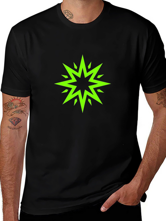 Starburst Graphic Black T-Shirt