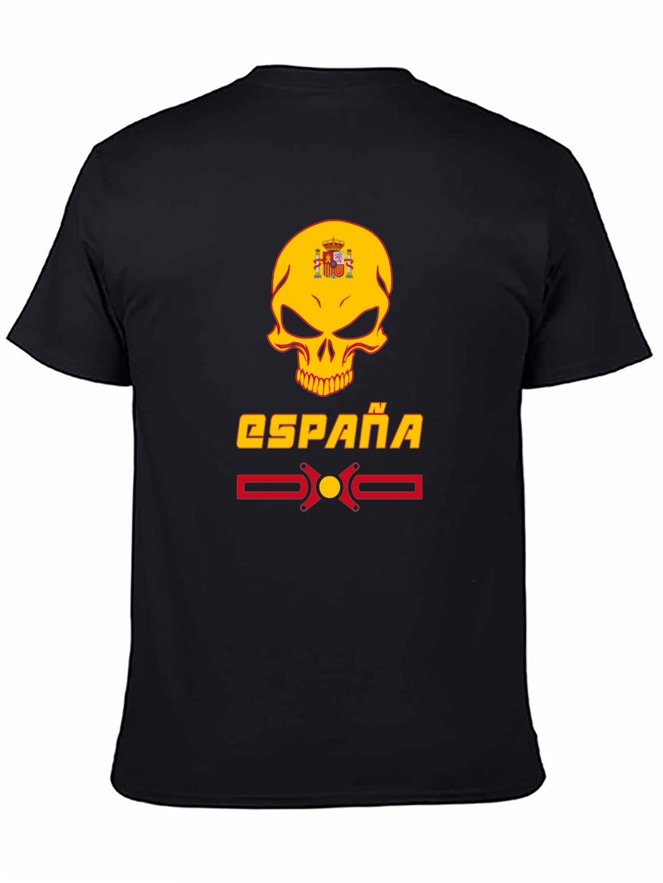 España Skull Graphic Tee - Spanish Pride T-Shirt