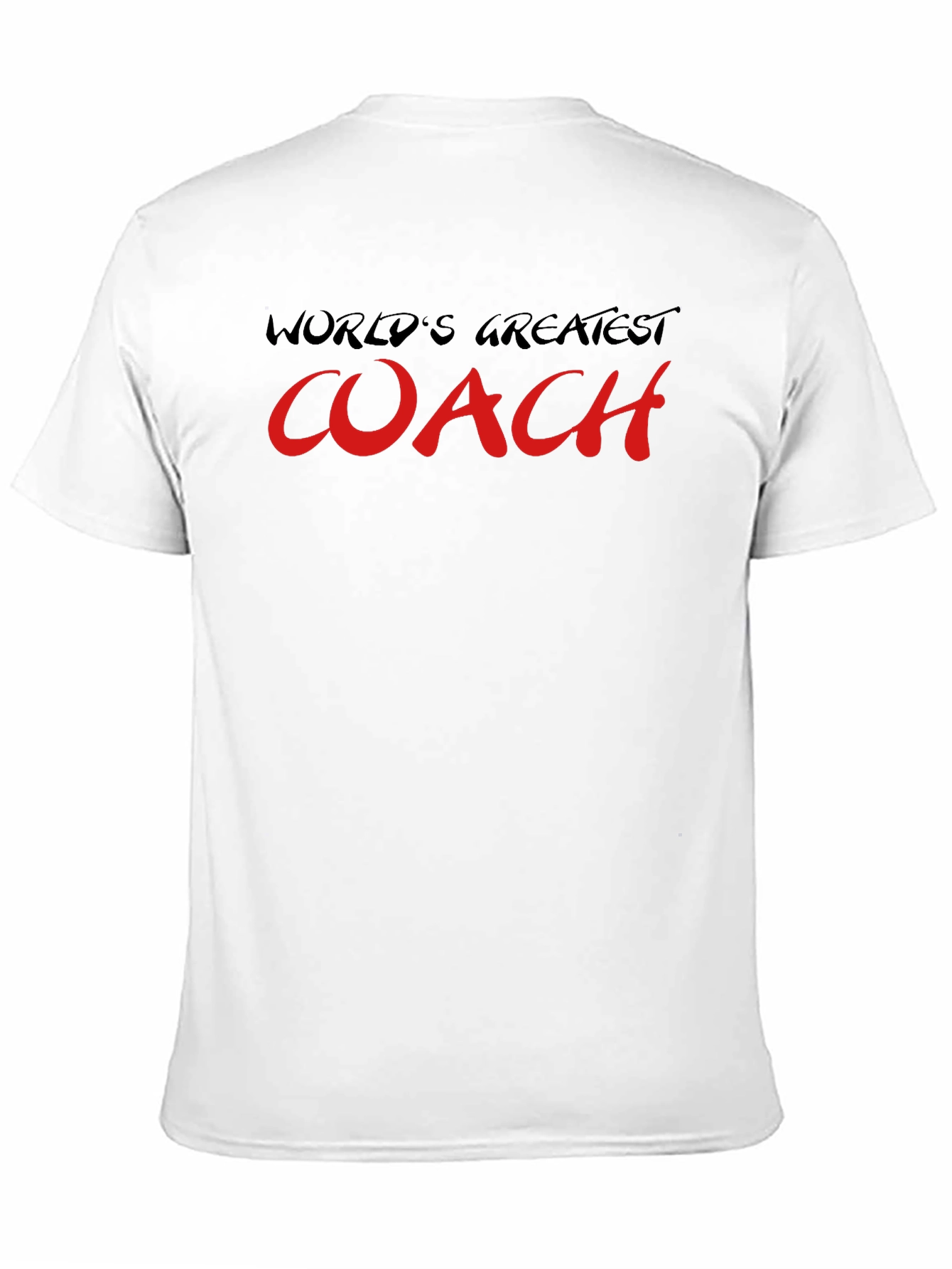 Worlds Greatest Coach T-Shirt - Black