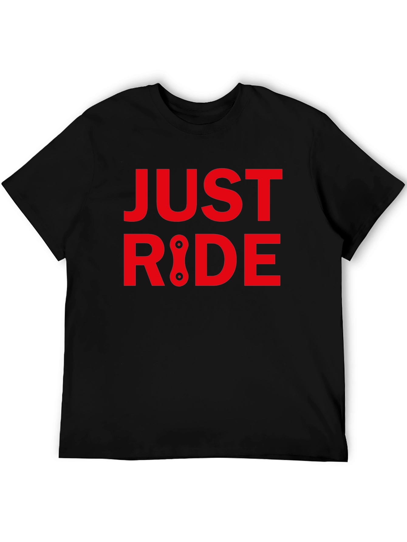 Just Ride Graphic Tee - Biker Style