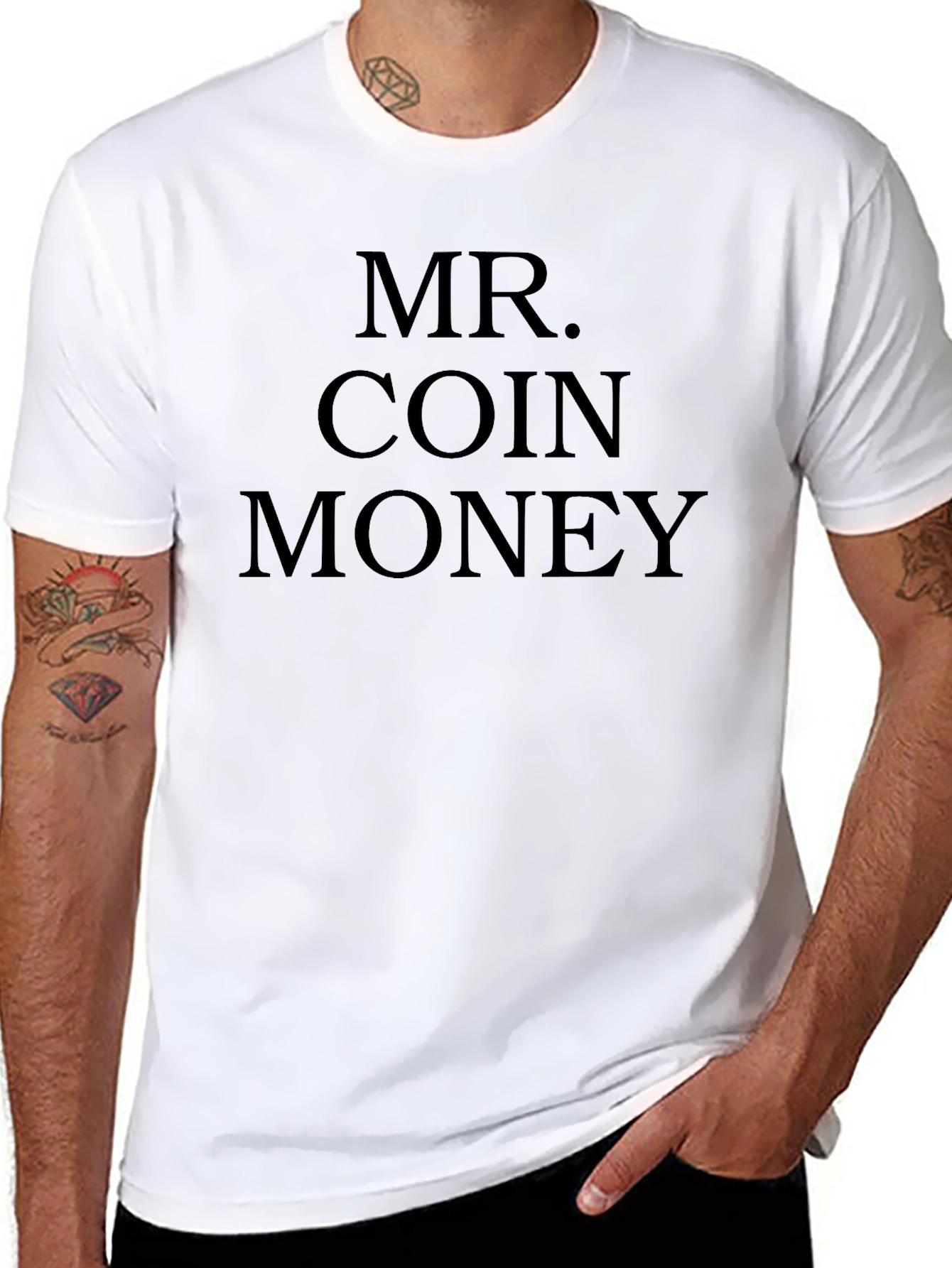 Mr. Coin Money Graphic T-Shirt