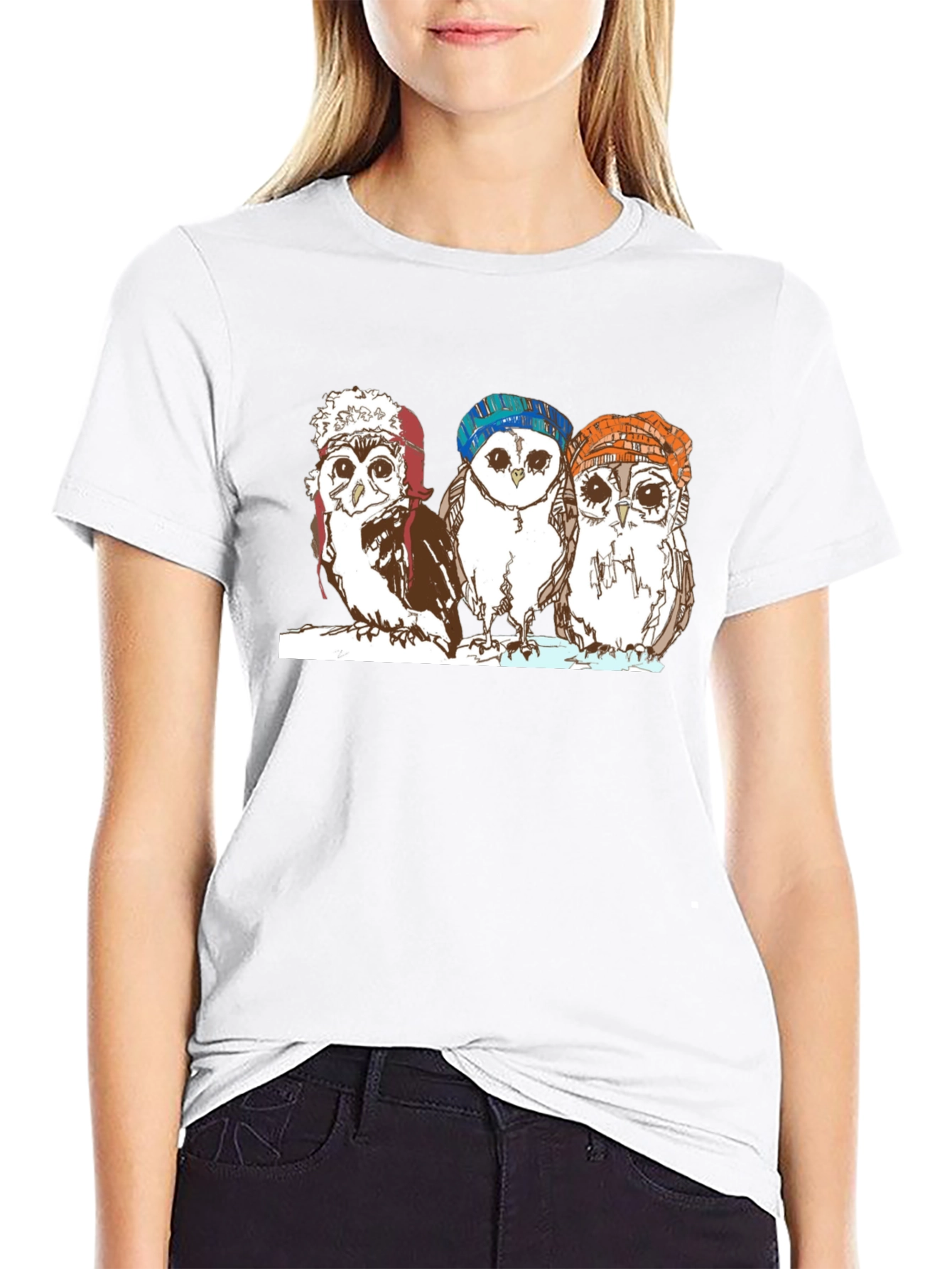 Cute Owl Graphic T-Shirt - Unisex