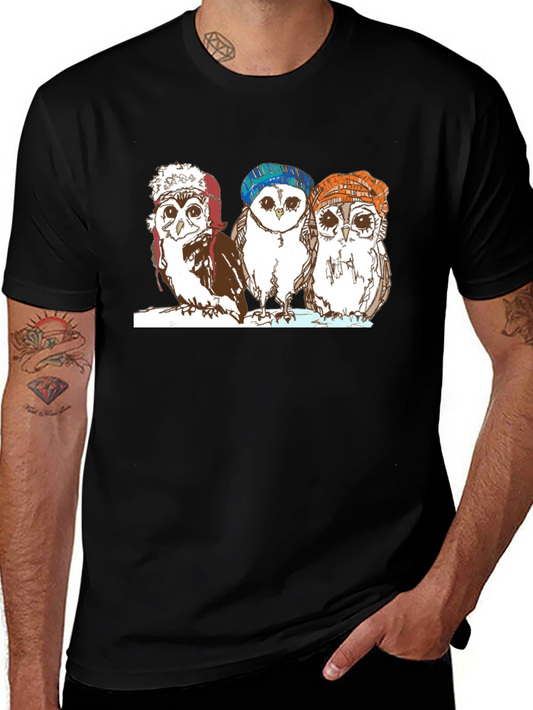 Cute Owl Graphic T-Shirt - Unisex