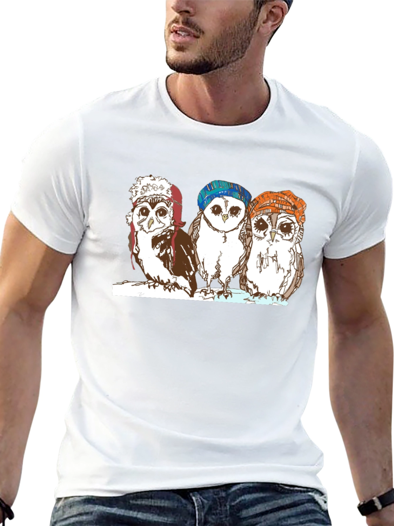 Cute Owl Graphic T-Shirt - Unisex