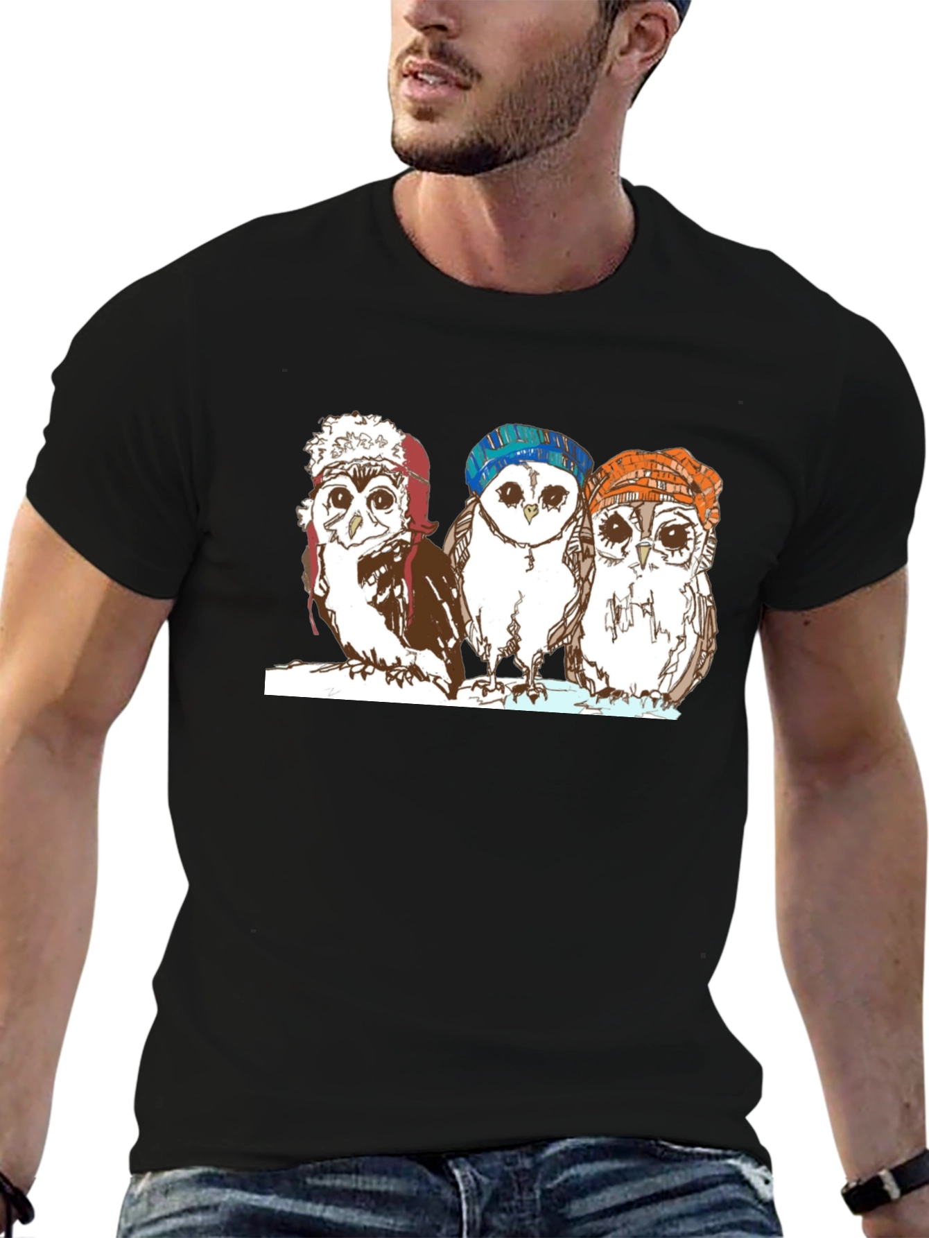 Cute Owl Graphic T-Shirt - Unisex